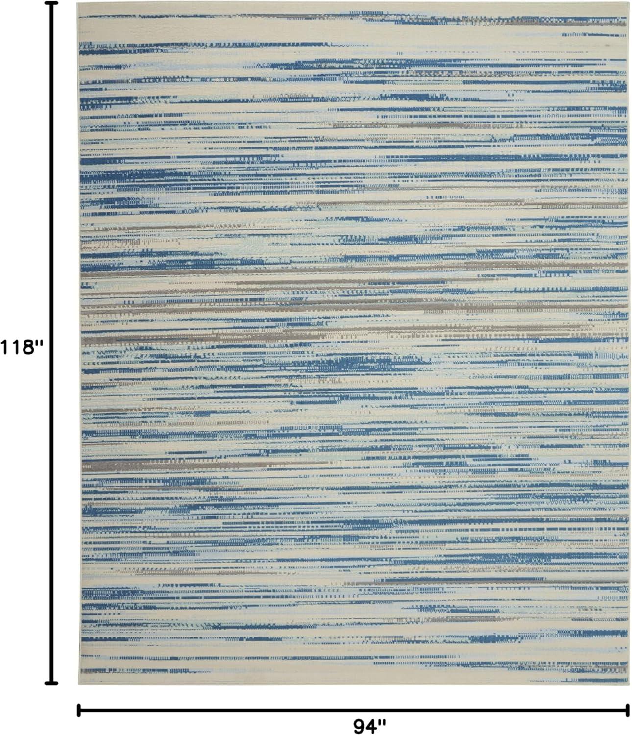 Nourison Jubilant Contemporary Stripes Area Rug