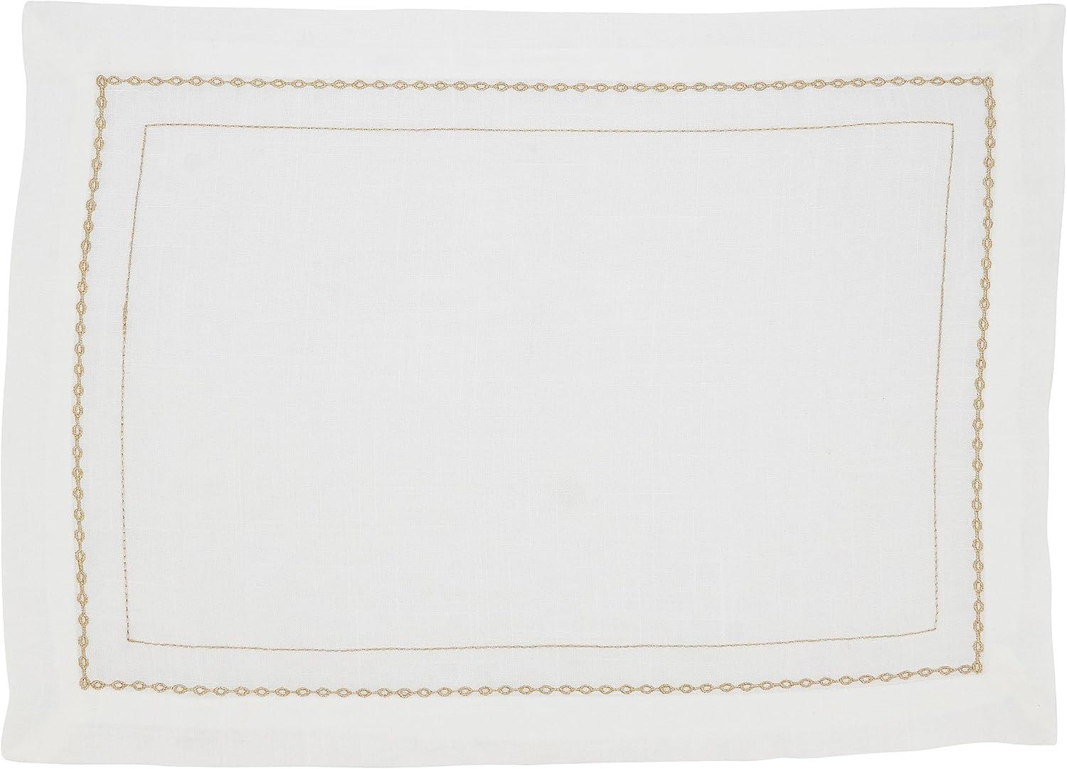 Polyester No Pattern Rectangle Placemat (Set of 4)