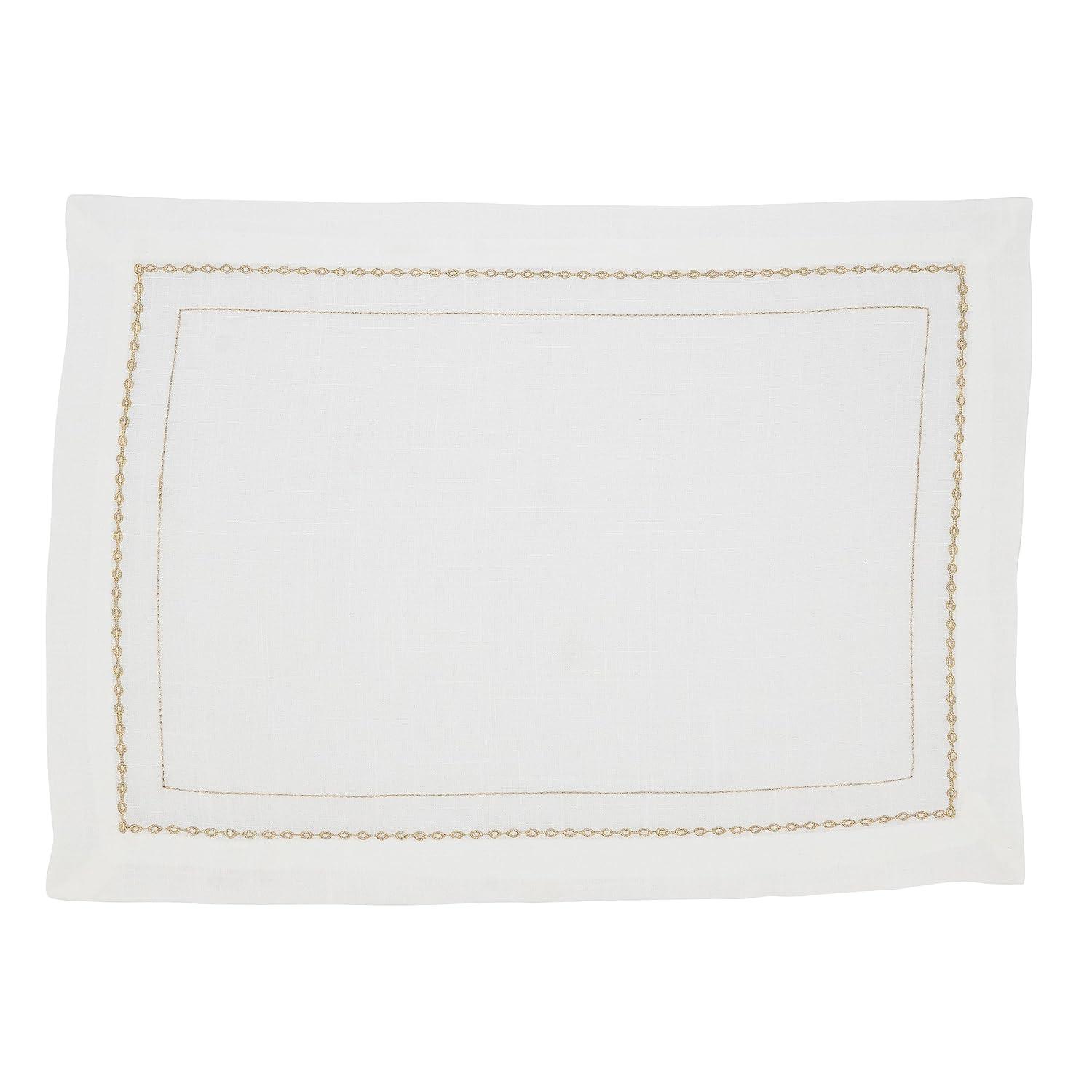 Polyester No Pattern Rectangle Placemat (Set of 4)