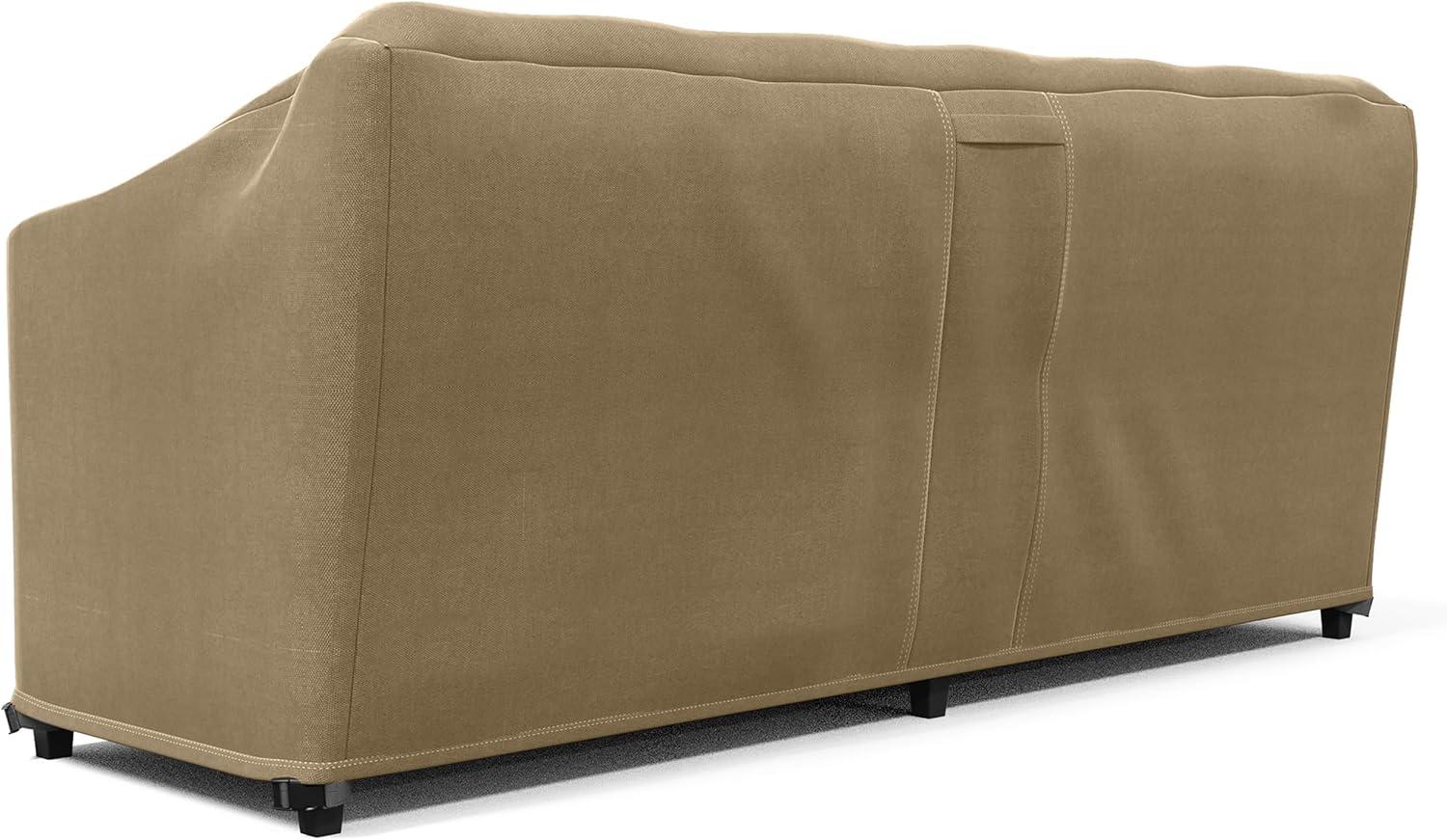 Love Seat Outdoor Furniture Weatherproof Cover - 58" x 32.5" x 31" - Brown