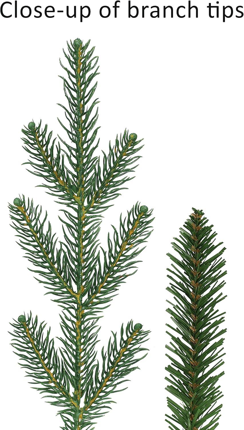 4.5 ft Pre-Lit Hillside Spruce Artificial Tree