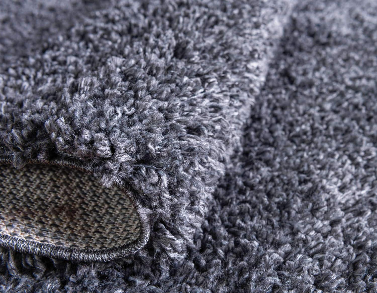 Unique Loom 3' 3 x 5' 3 Davos Shag Peppercorn Area Rug