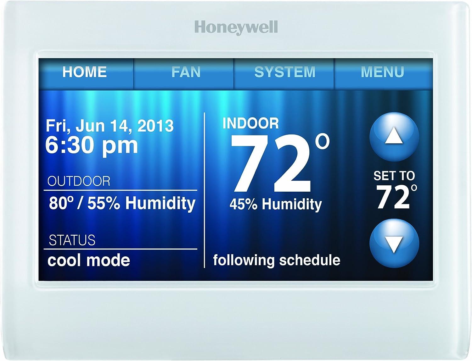 Honeywell Wi-Fi 9000 Multicolor Touchscreen Programmable Thermostat