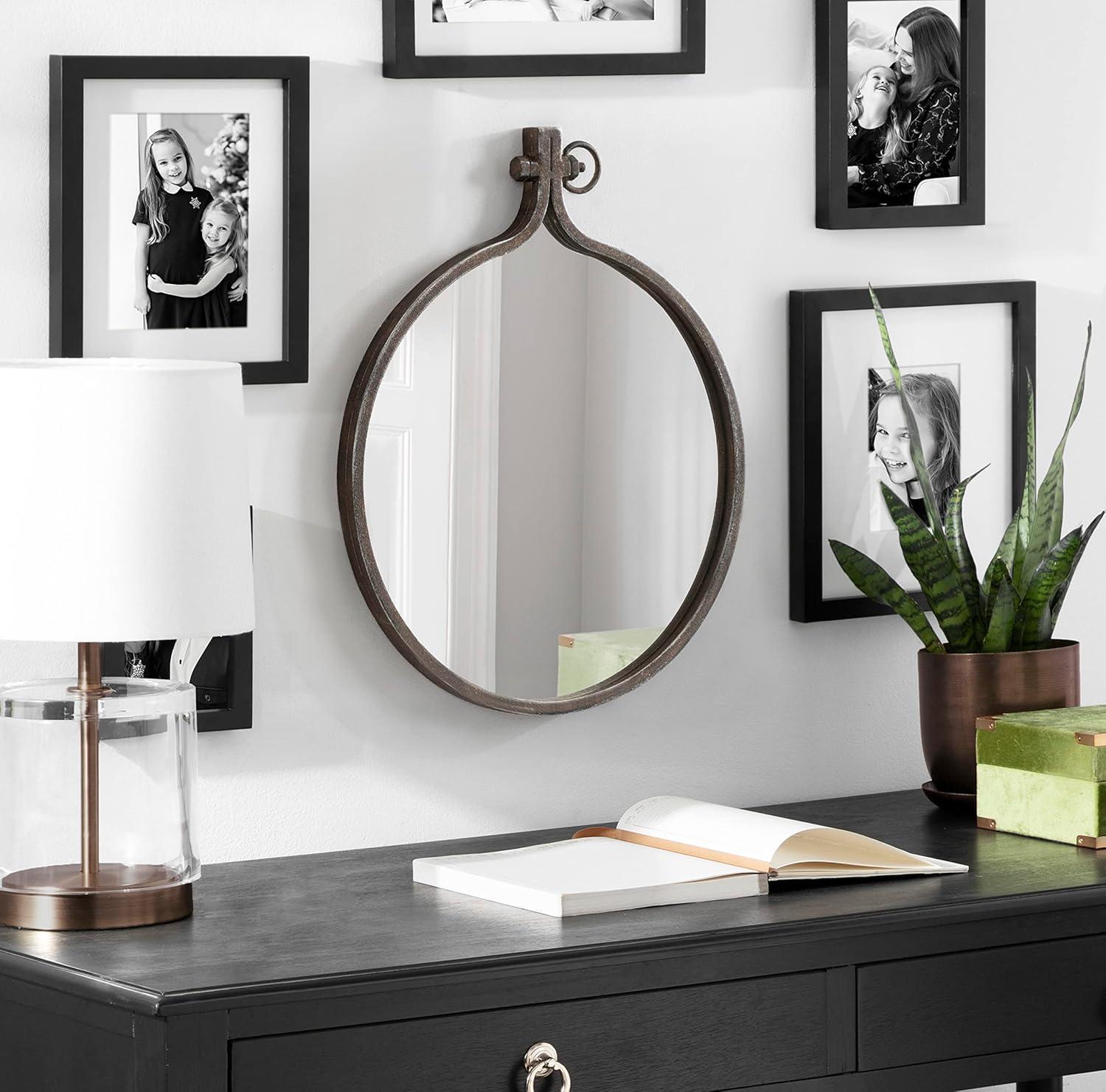 Yitro Metal Framed Wall Mirror - Kate & Laurel All Things Decor