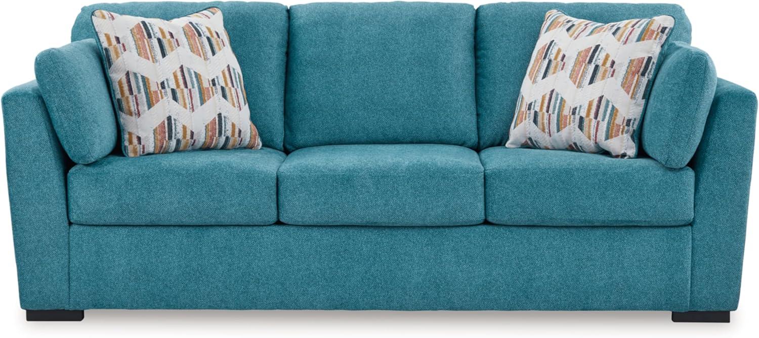 Ashley Furniture Keerwick Teal Sofa