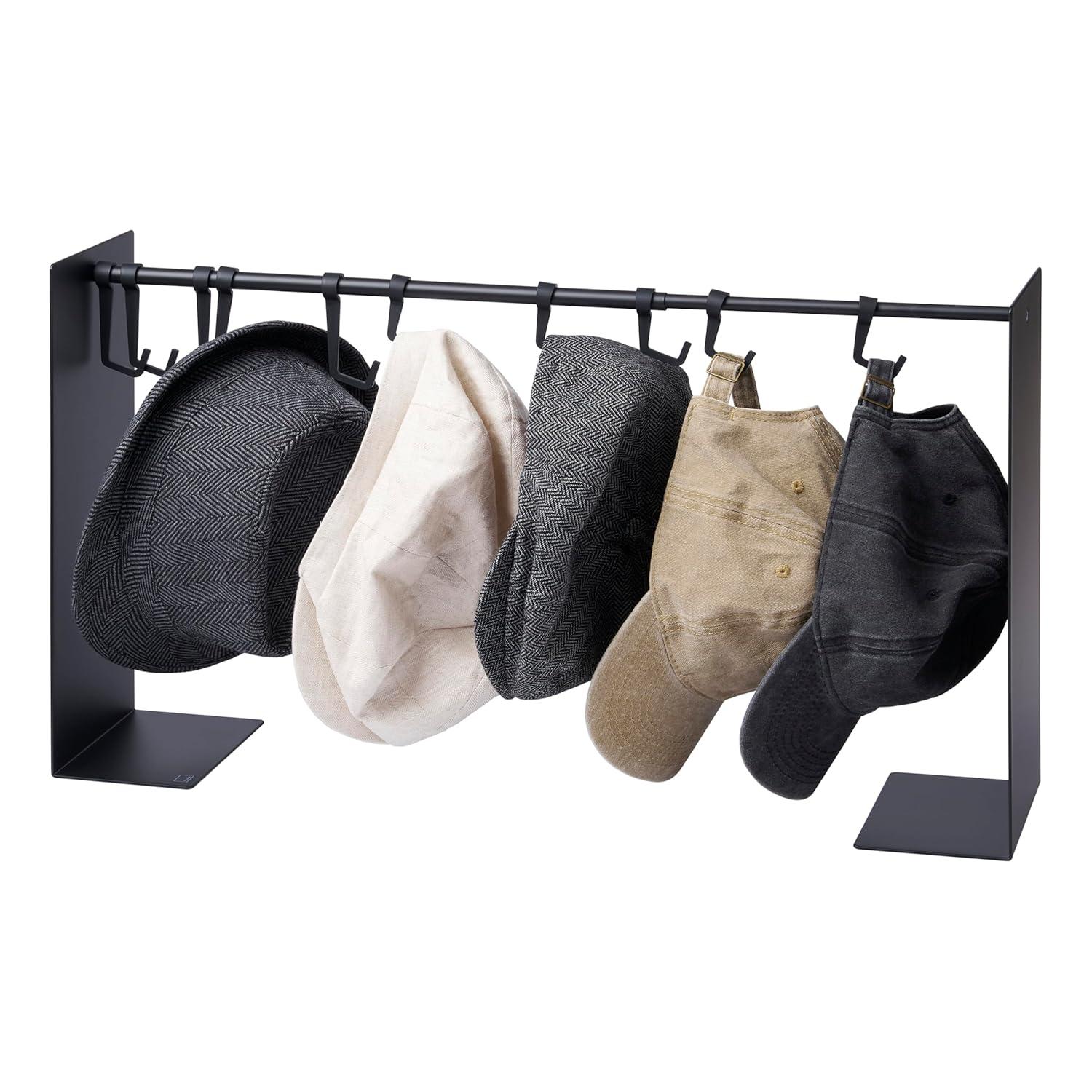 Yamazaki Home Yamazaki Home Hat Hanging Organizer, Steel, Holds 5.5 Lbs, Adjustable
