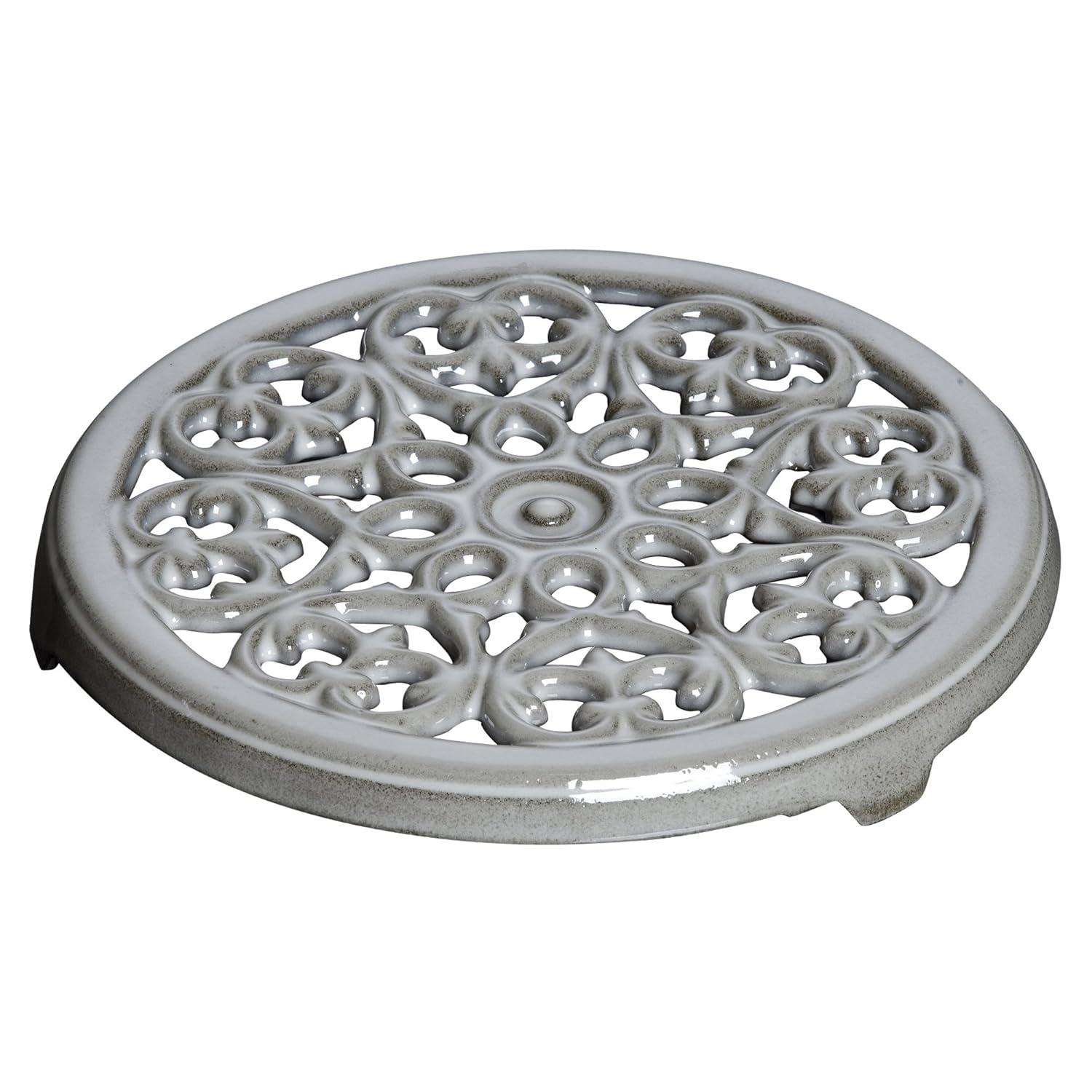 Staub Cast Iron Round Lilly Trivet