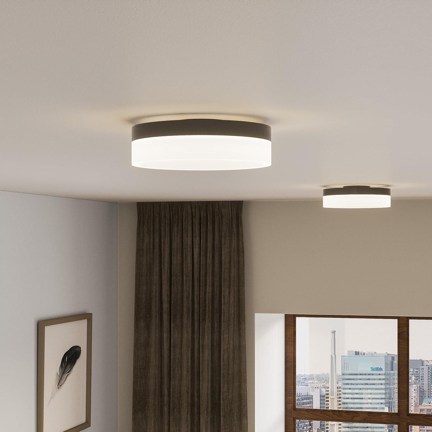 Danica Single Light Acrylic LED Flush Mount