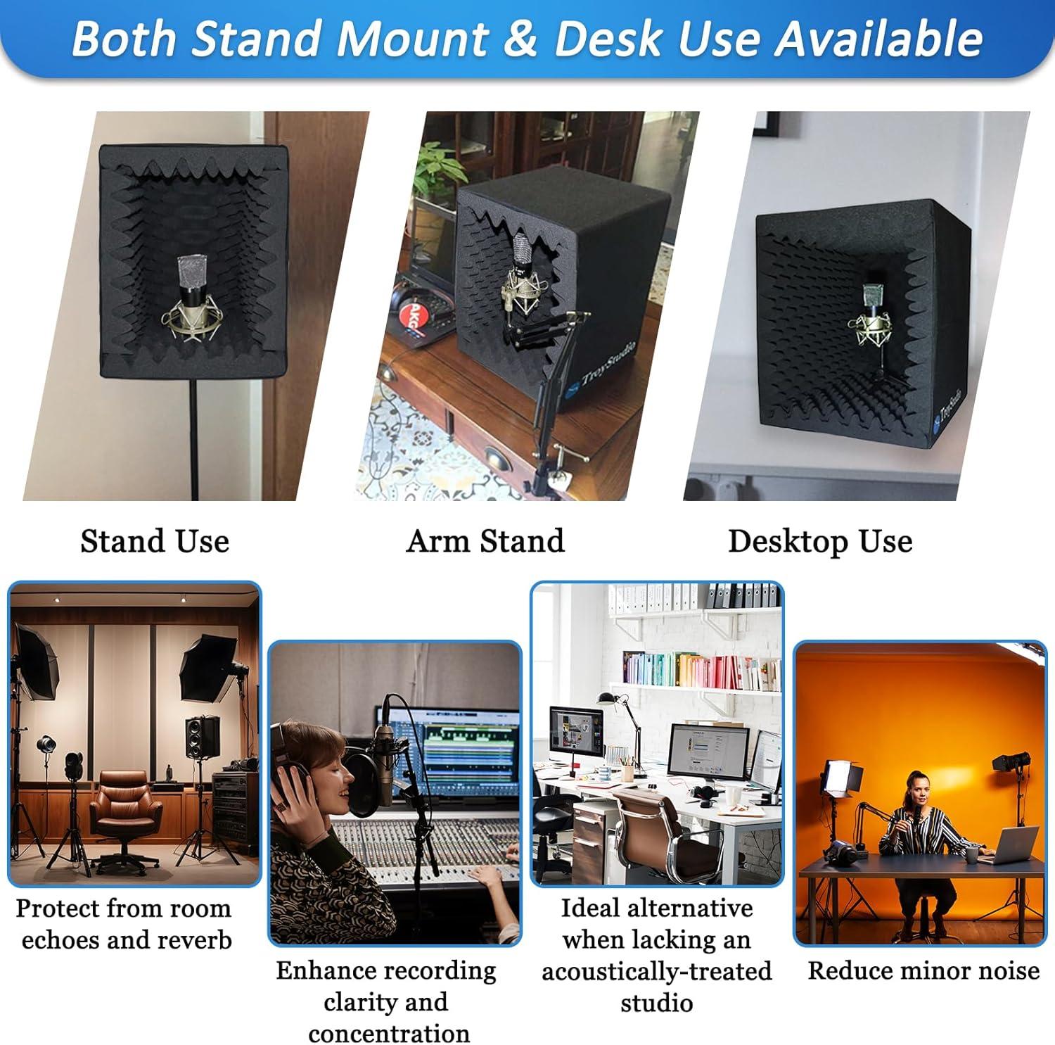 TroyStudio Acoustic Sound Diffuser Panels, 12 X 12 X 1 inches 8 Pcs PVC Plastic Wall Panel, Recording Studio Acoustical Treatments Diffusion Panel, 3D Art Decorative Ceiling Tiles (Pyramid, Black)