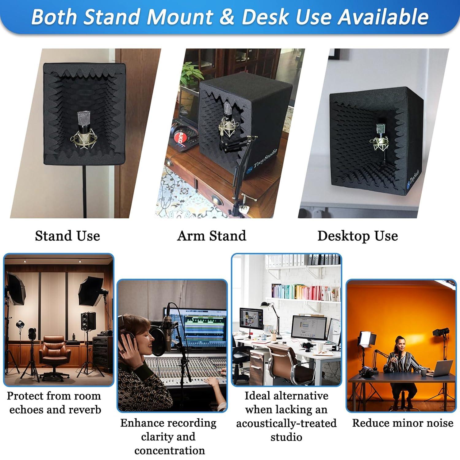 TroyStudio Acoustic Sound Diffuser Panels, 12 X 12 X 1 inches 8 Pcs PVC Plastic Wall Panel, Recording Studio Acoustical Treatments Diffusion Panel, 3D Art Decorative Ceiling Tiles (Pyramid, Black)