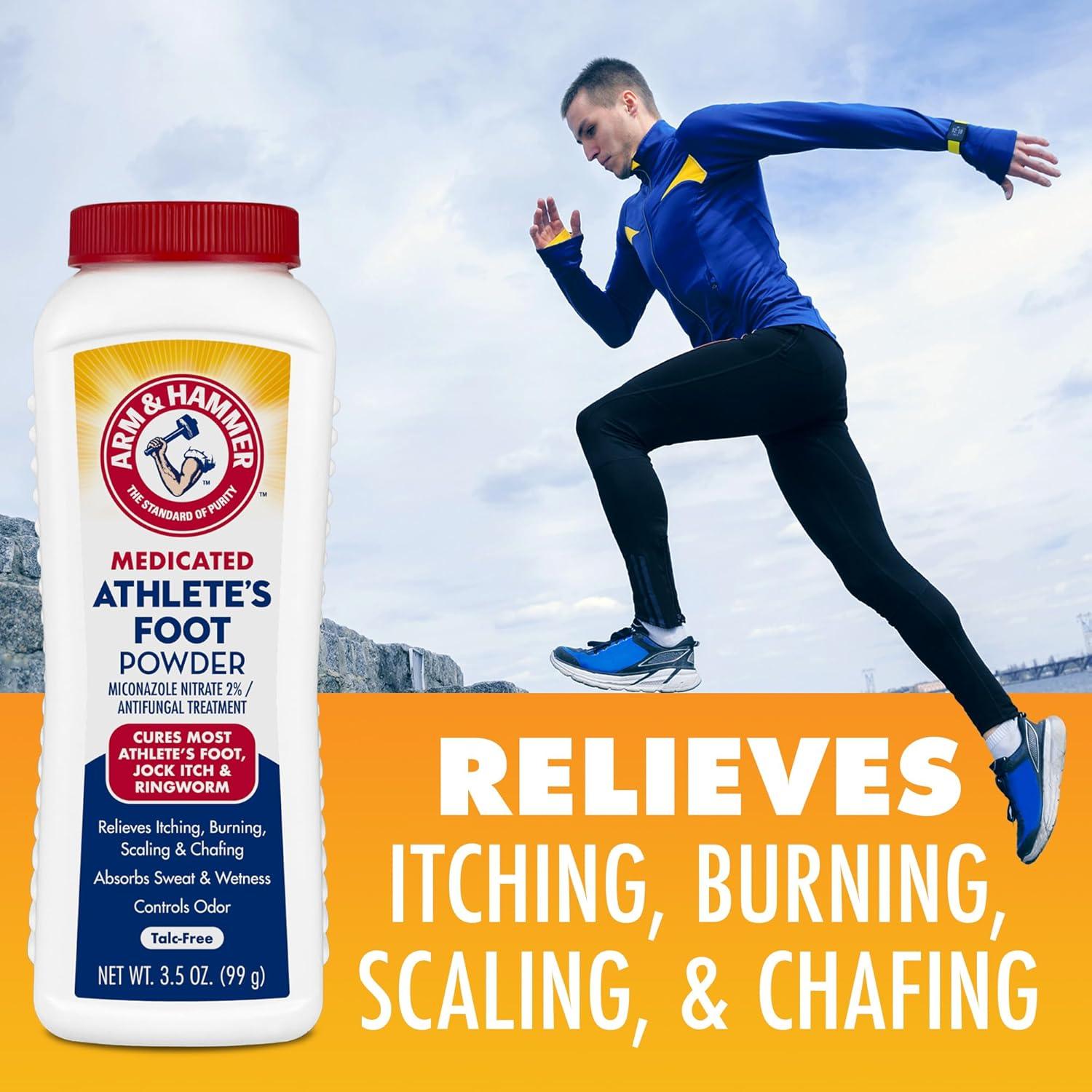 Arm & Hammer Medicated Athlete's Foot Powder - 3.5oz