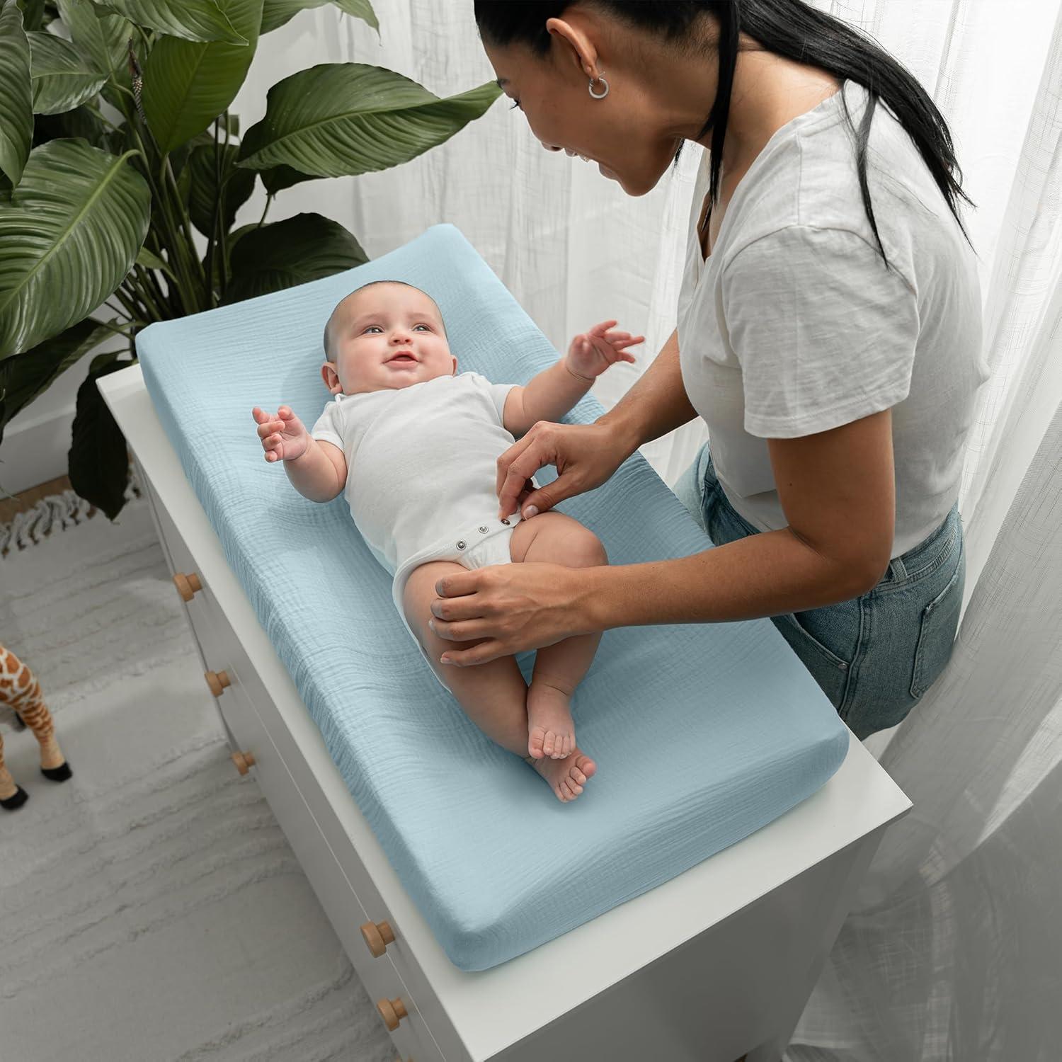 Comfy Cubs Fiited Sheets Cotton Blend Fitted Bassinet Sheet