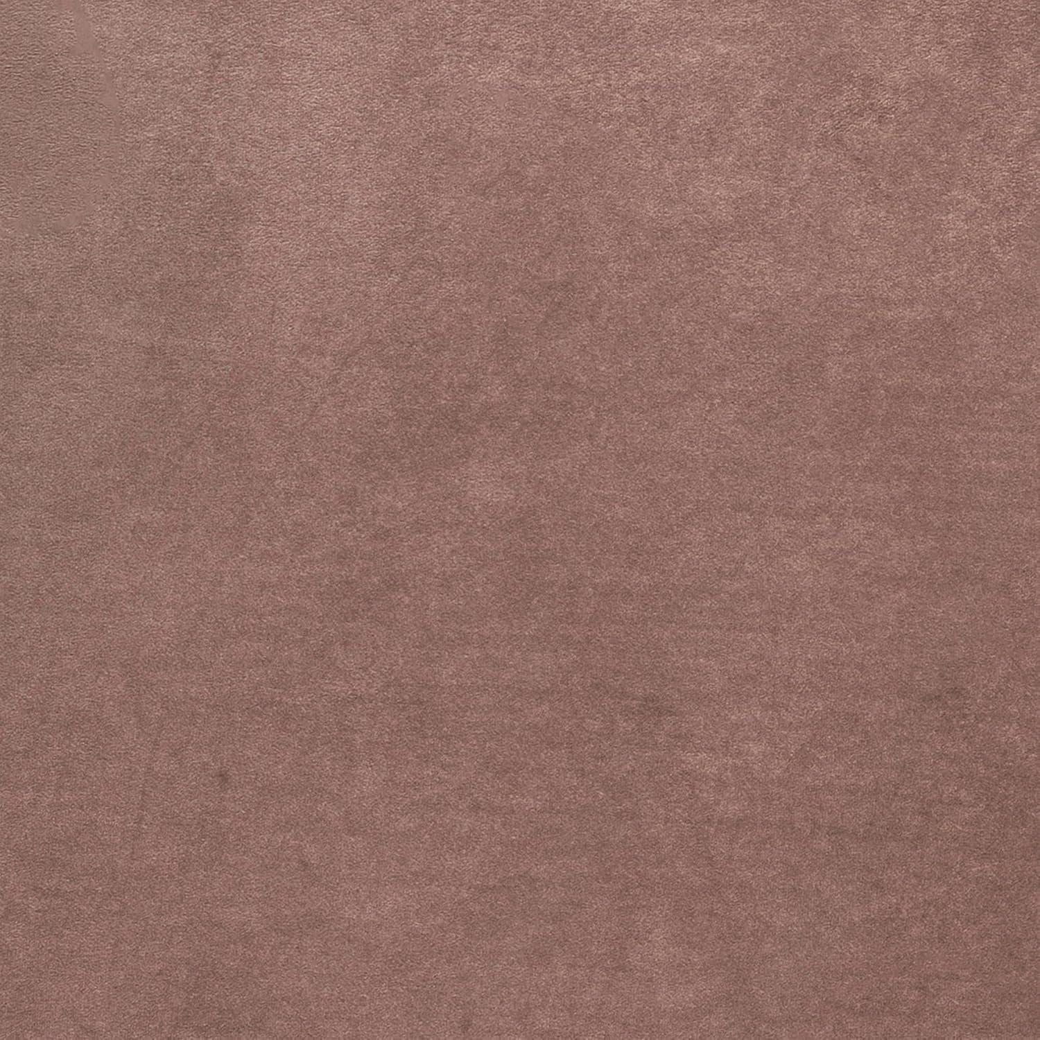 High Back Pink Velvet Upholstered Arm Chair with Metal Legs