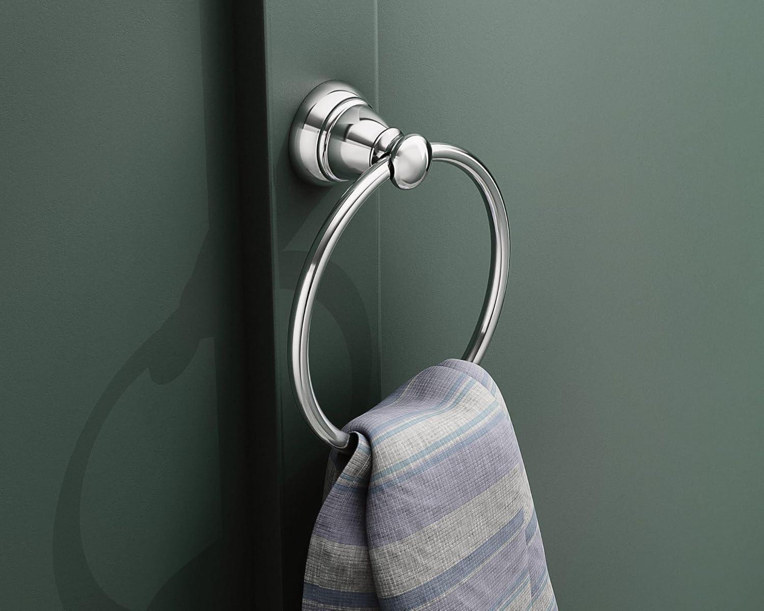 Moen Y2686 Banbury 6" Wall Mounted Towel Ring - Chrome