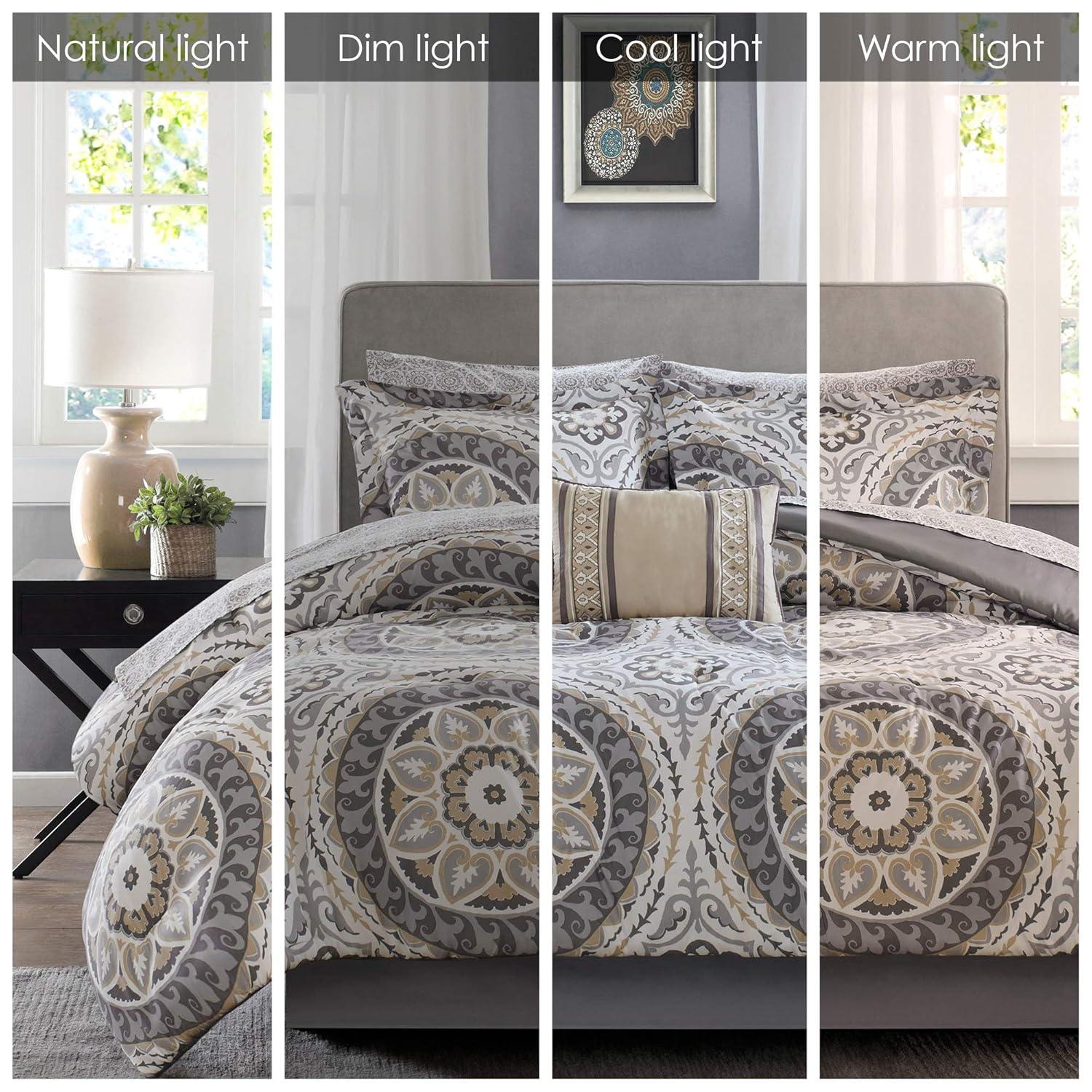 510 Design Estrin 9 PC Comforter Set with Cotton Bed Sheets