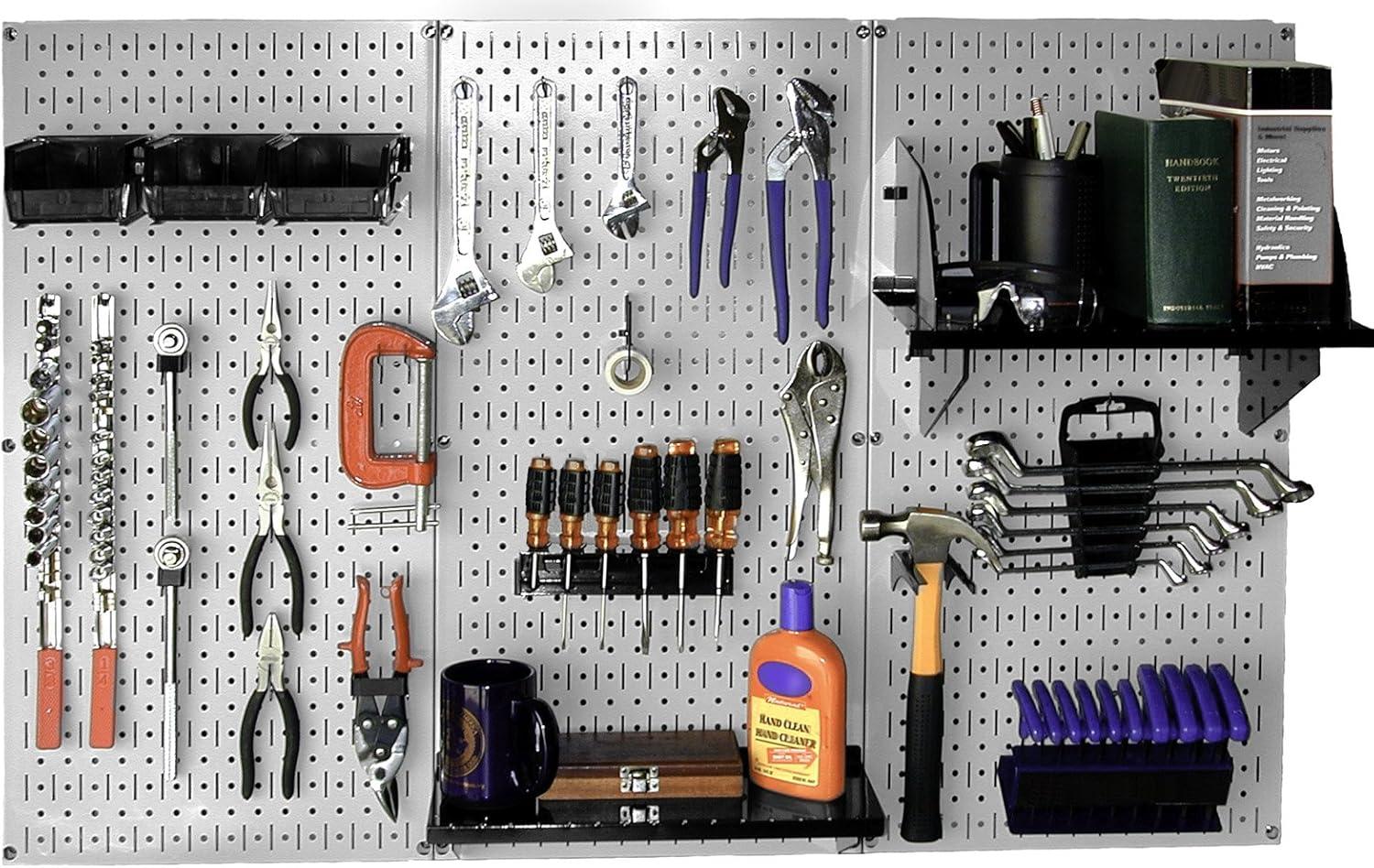 Pegboard Standard Tool Storage 32" H x 48" W Kit