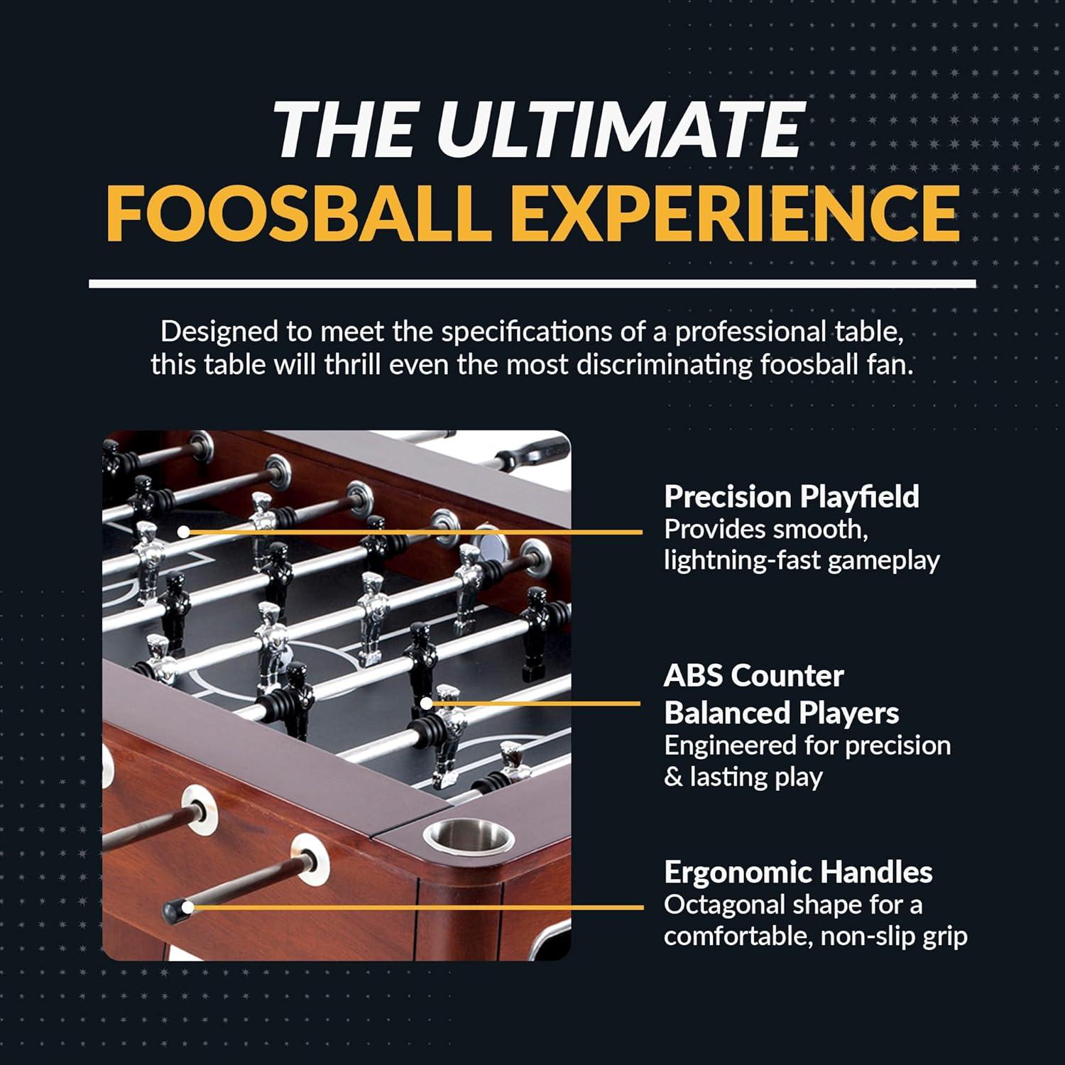 Hathaway Games Millennium 54.75'' Wood Foosball Table
