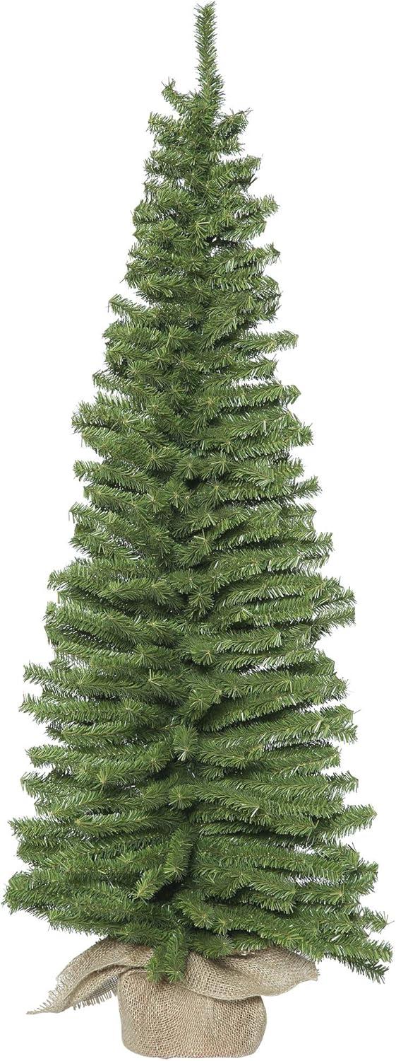 Festive Pine 36" Unlit Artificial Christmas Tree with Burlap Base