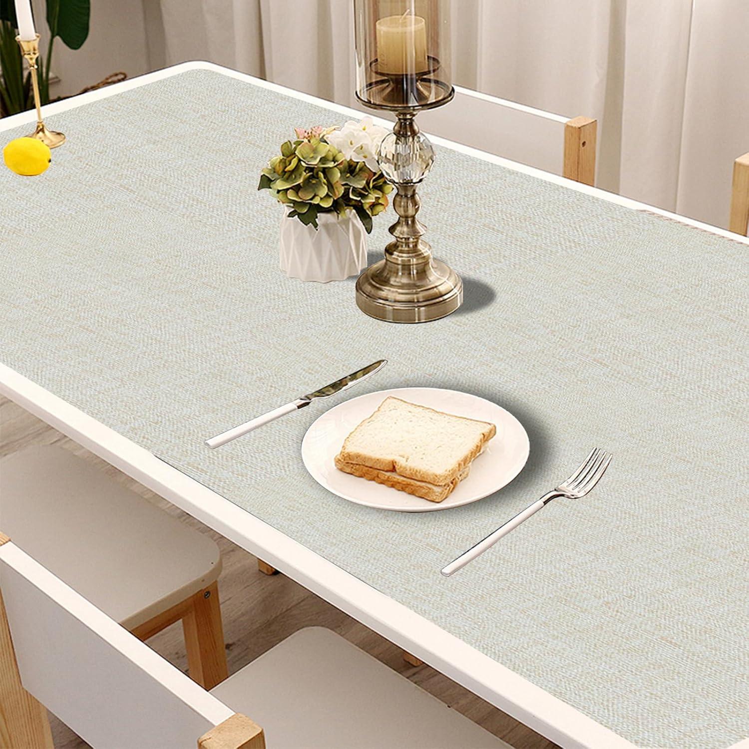 Yancorp 32.8ft Cream Textured Fabric Wallpaper Faux Grasscloth Beige Peel and Stick Wallpaper Self-Adhesive Wallpaper Linen Removable Wallpaper Cabinets Counter Top Liners, 15.7" X 394" Cream 15.7"x394"