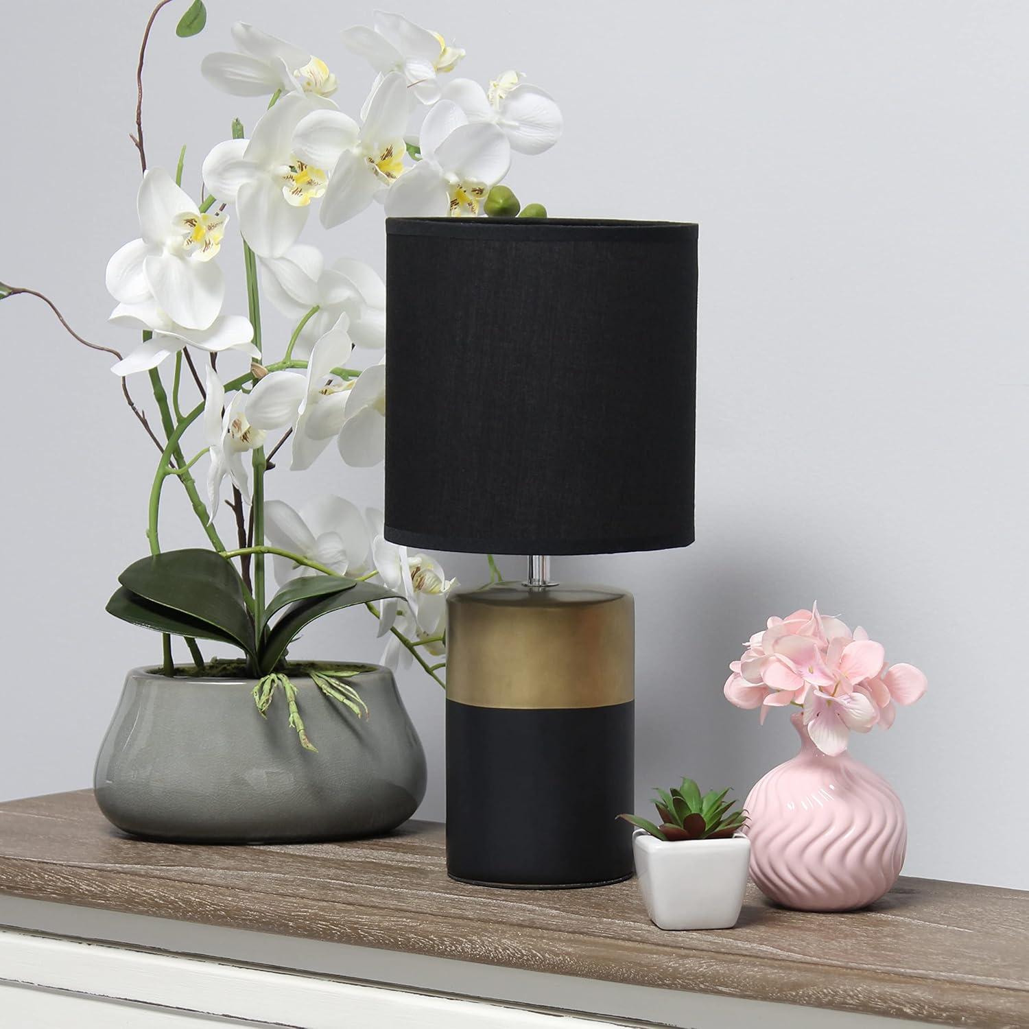 Two-Tone Basics Table Lamp - Simple Designs