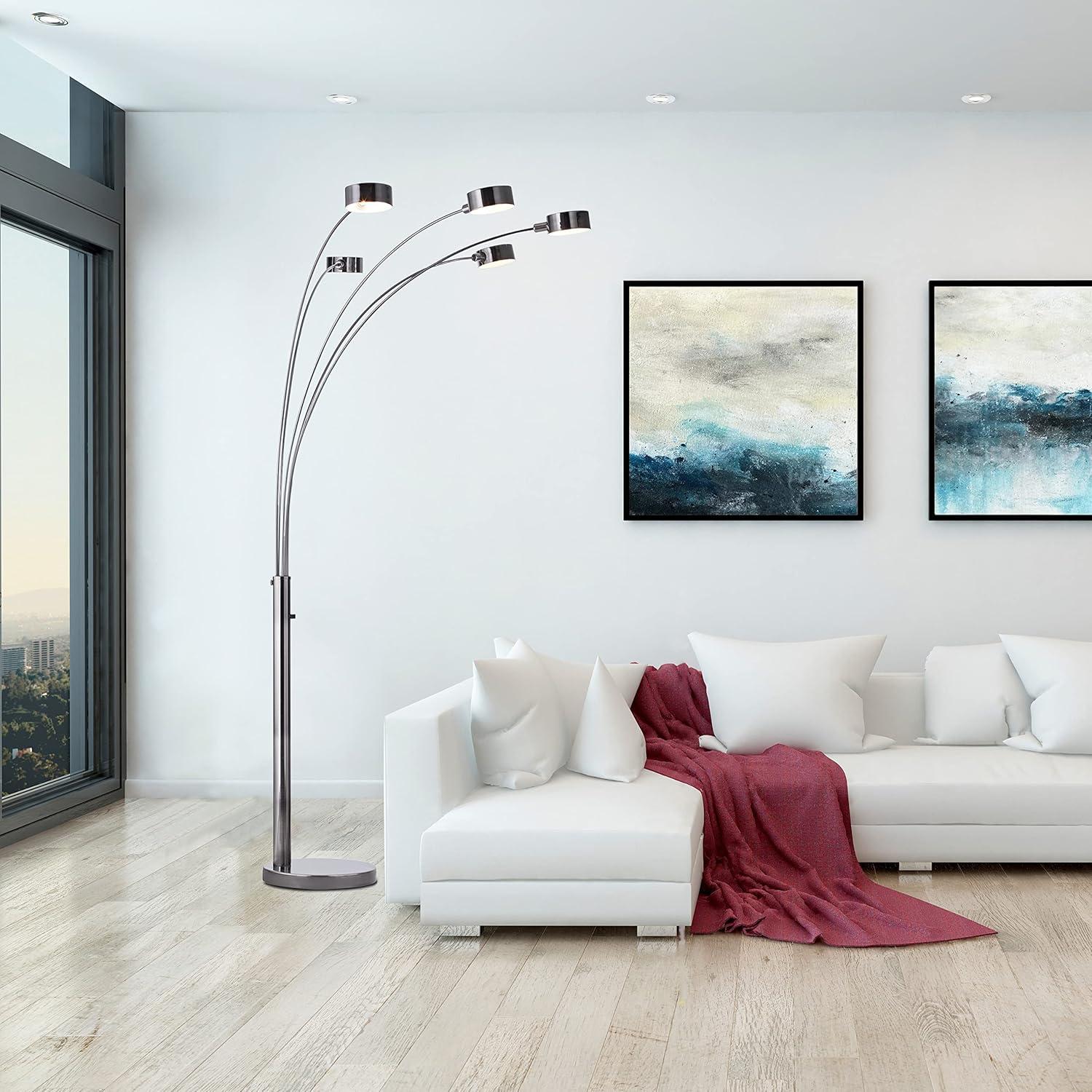 Micah Plus 88" Arc Floor Lamp With Dimmer - 88