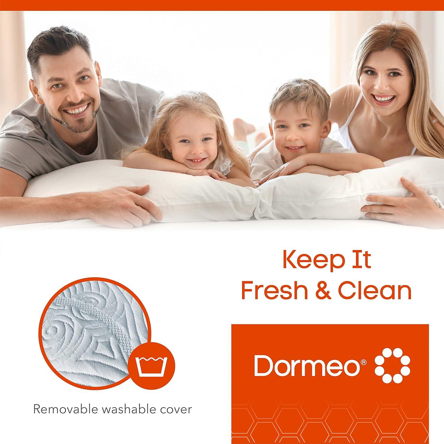 Dormeo True Evolution Bed Pillow Low Profile Standard Cooling Pillow with Octaspring Technology