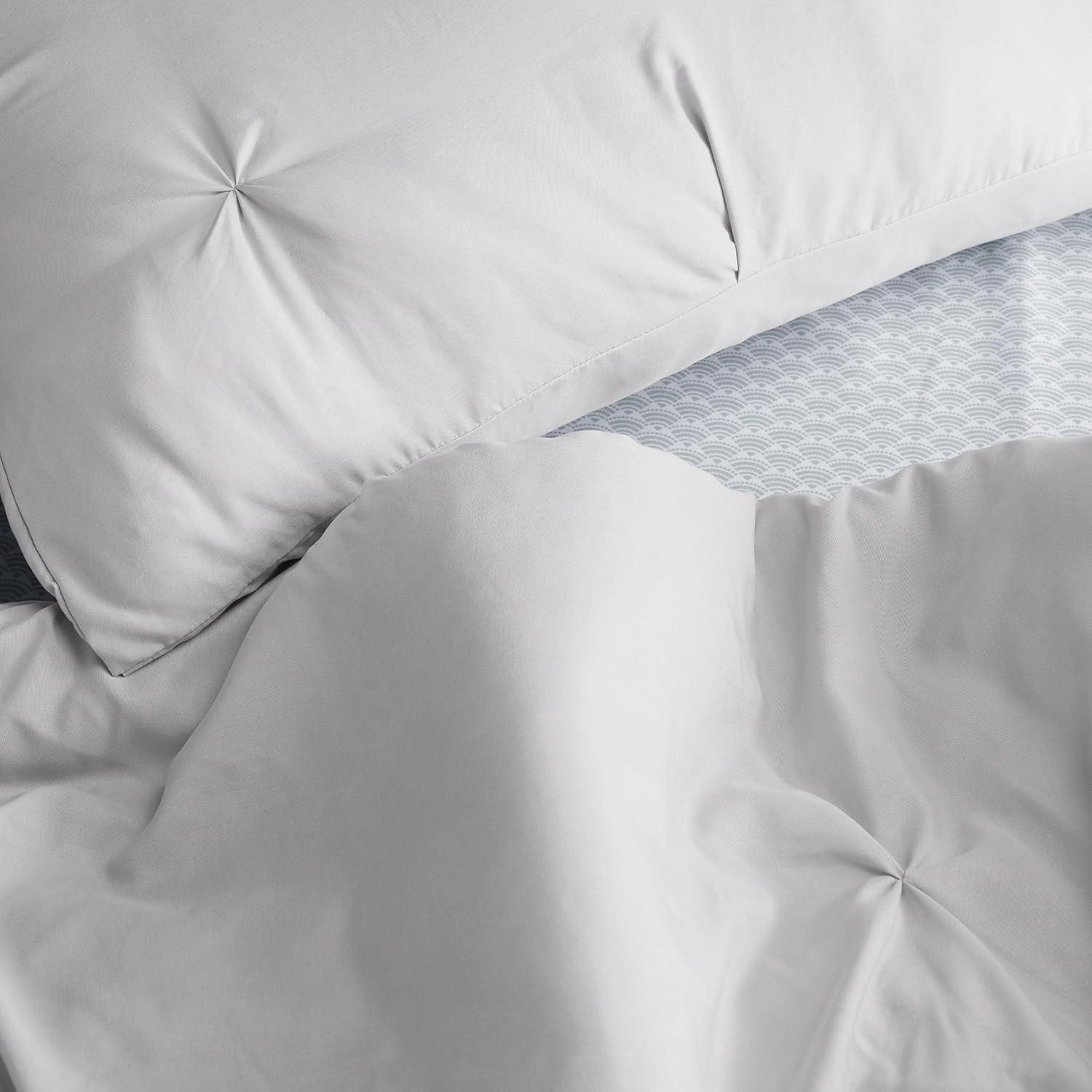 Serta Serta Simply Clean Microfiber Pleated 7 Piece Comforter Set