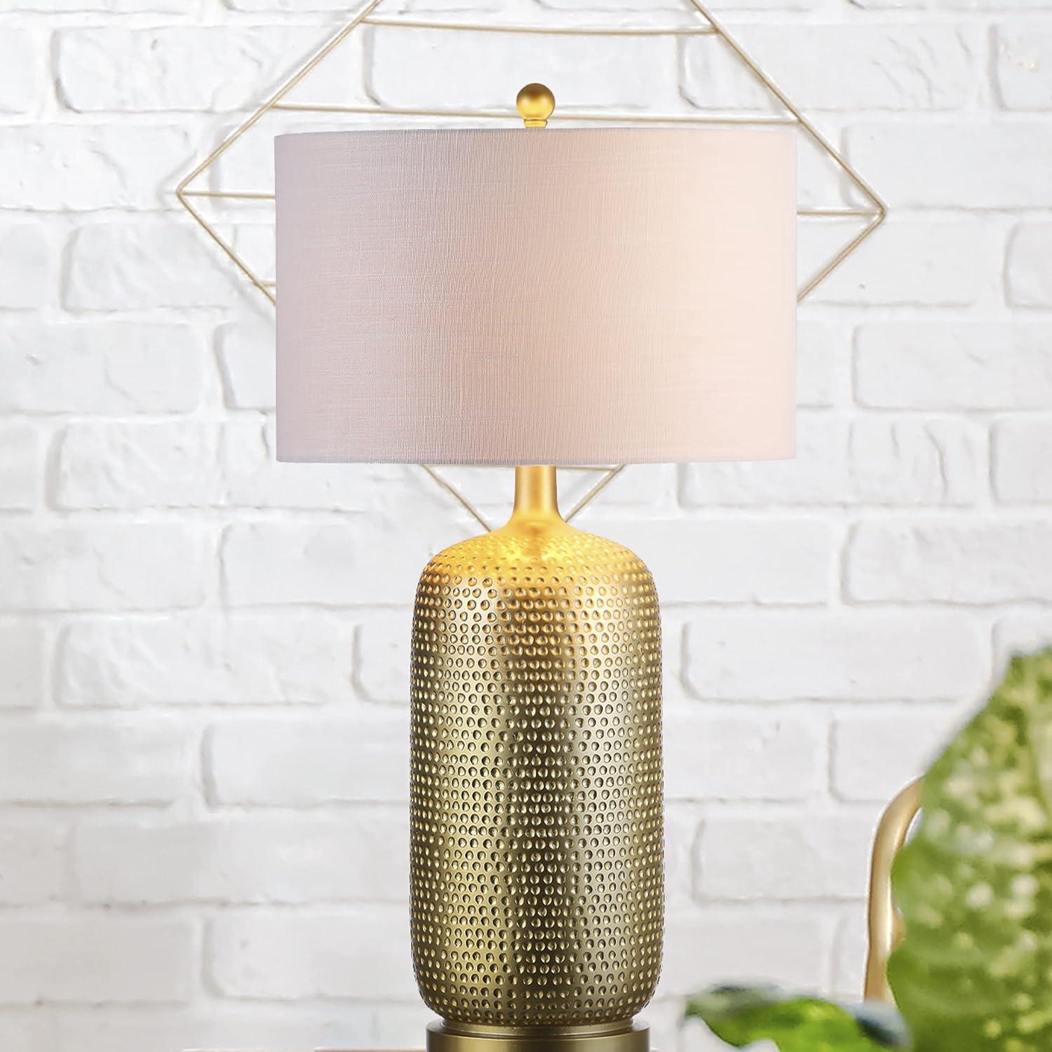 JONATHAN Y JYL1017A Sophia 30" Resin LED Table Lamp, Gold