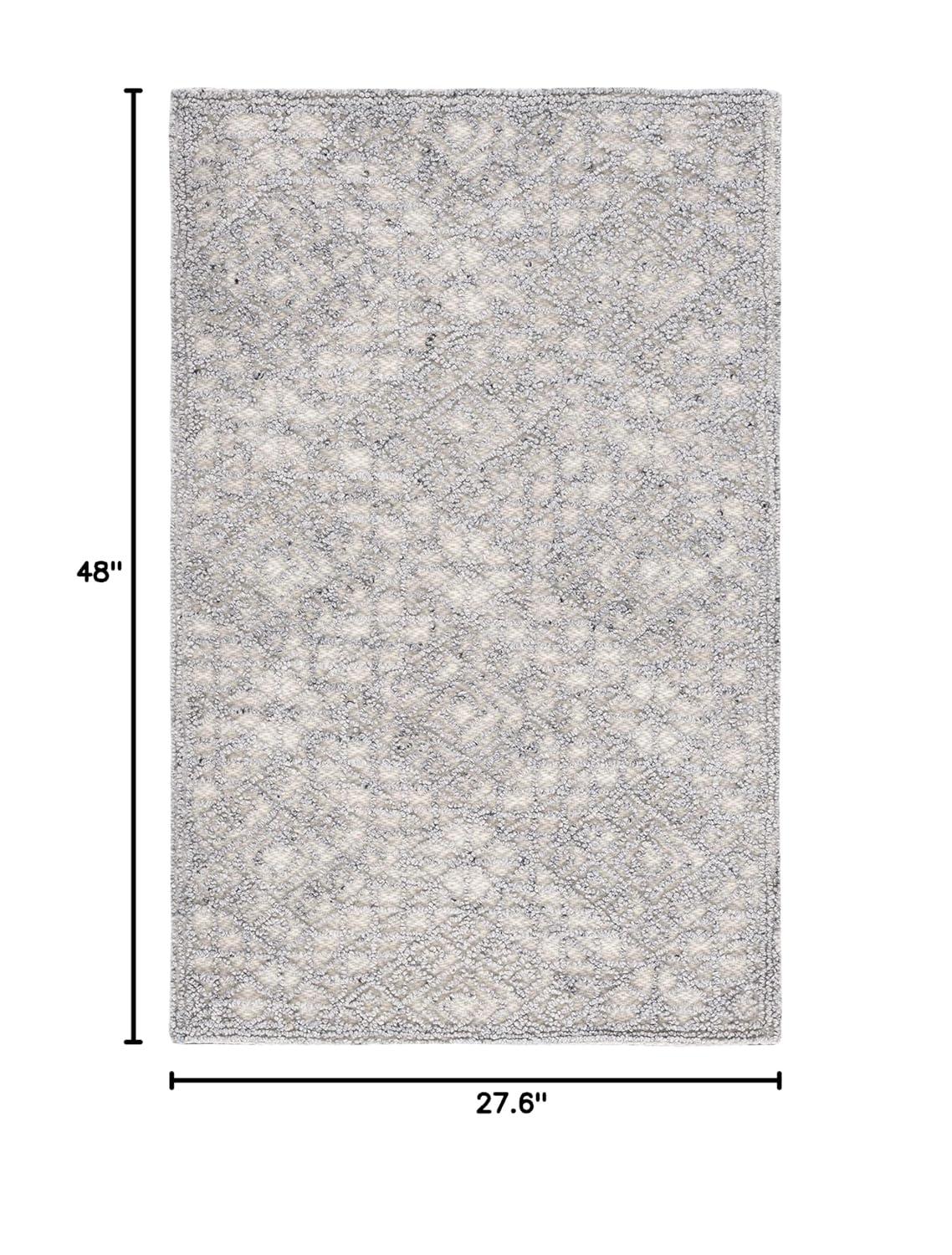 Trace TRC255 Hand Tufted Indoor Accent Rug - Light Beige - 2'3"x4' - Safavieh
