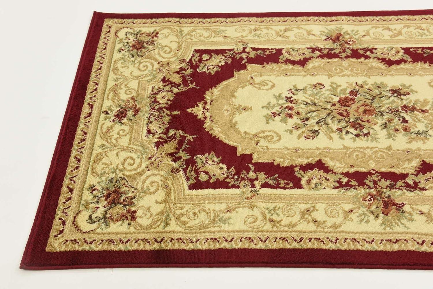 Unique Loom Versailles Collection Area Rug - Henry (3' 3" x 5' 3" Rectangle Red/Brown)