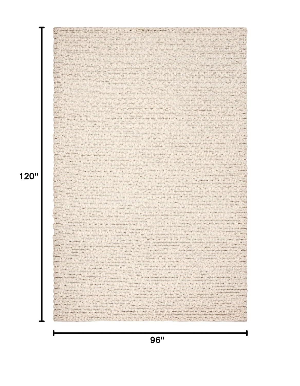 Natura NAT802 Hand Woven Rectangle Area Rug - Ivory - 8' X 10' - Safavieh.