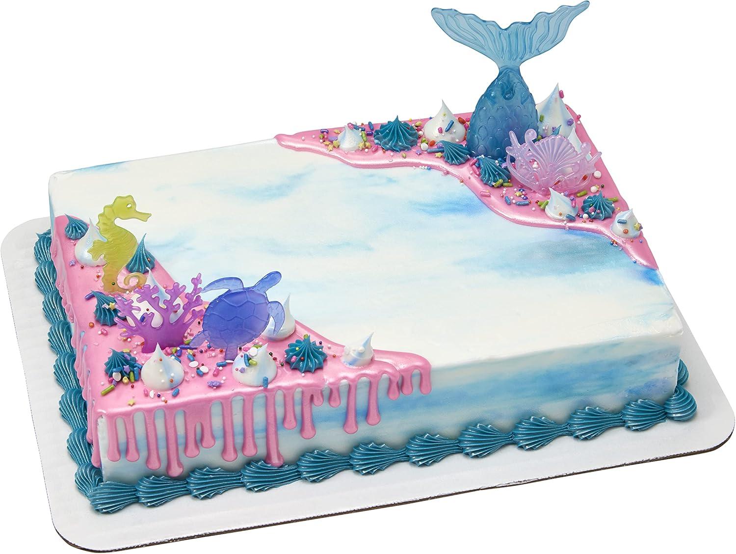 DecoPac Mystical Mermaid DecoSet Cake Topper, 1 SET, Mulitple