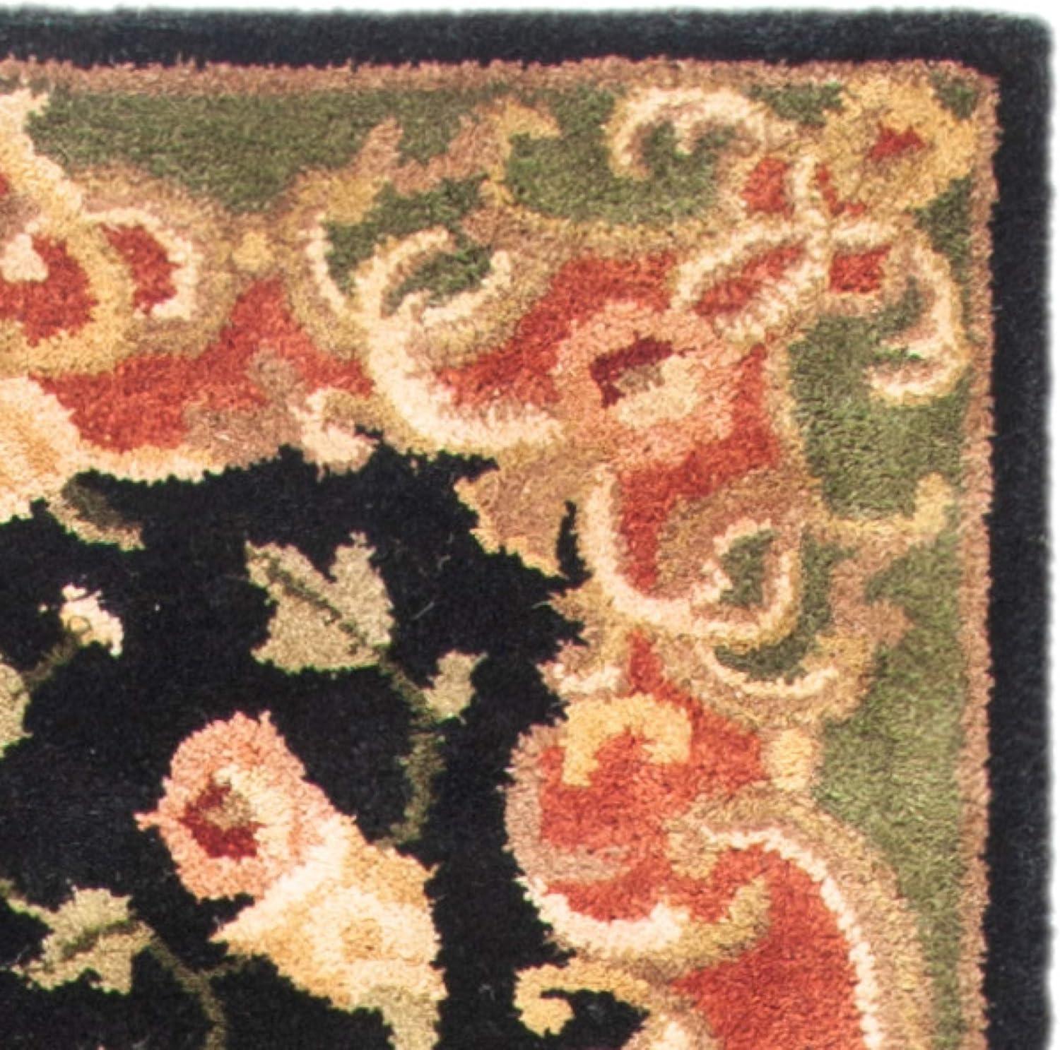 SAFAVIEH Classic Chedomir Floral Wool Area Rug, Gold/Cola, 2'3" x 4'