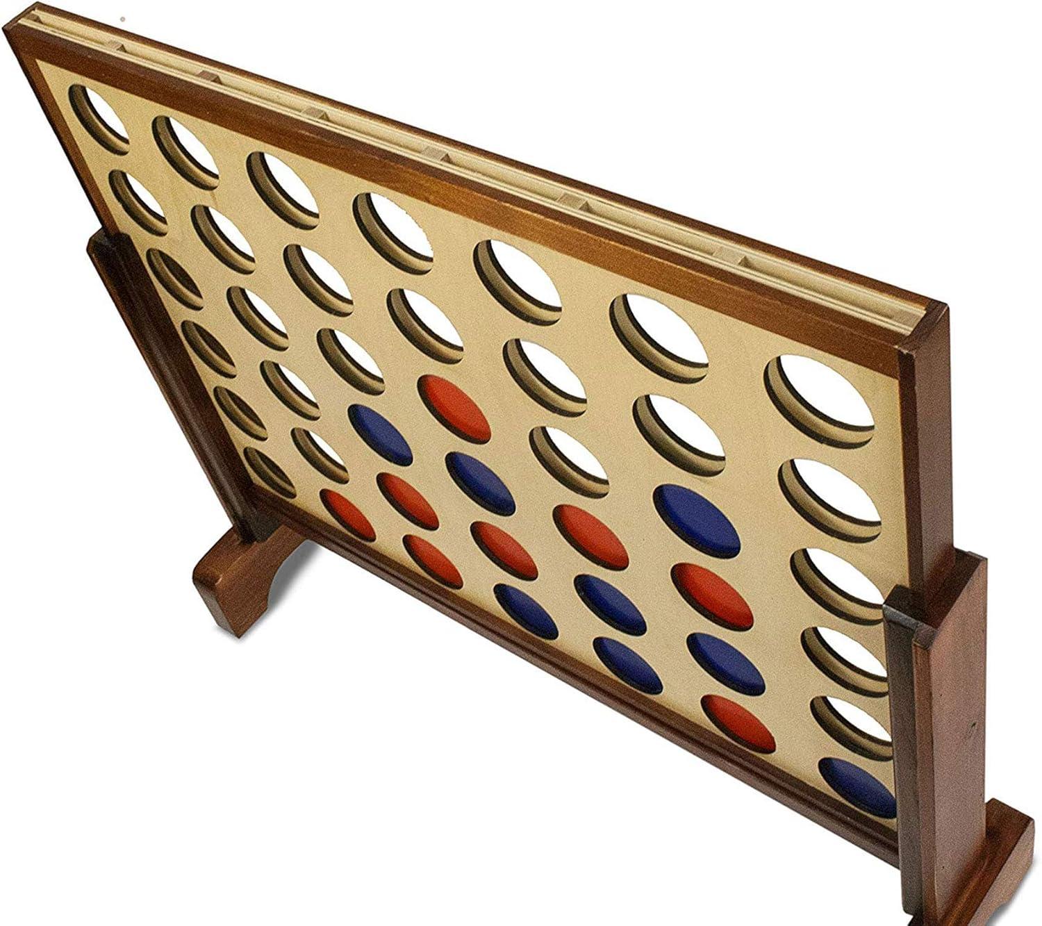 Yard Games Giant Four In A Row Game Set with Carrying Case & Reviews | Wayfair