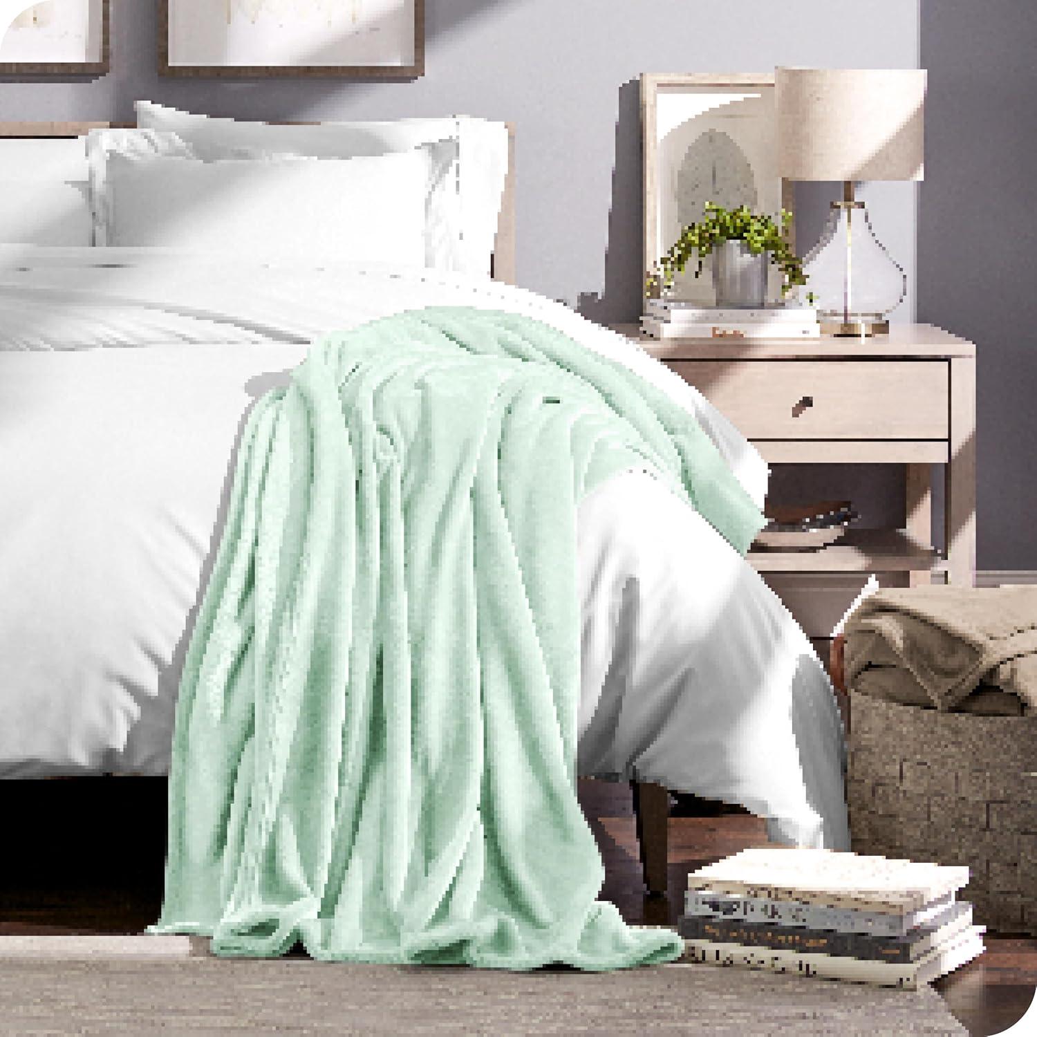 Bare Home Bare Home Microplush Fleece Blanket - Fuzzy, Warm, Bed/Throw Blanket
