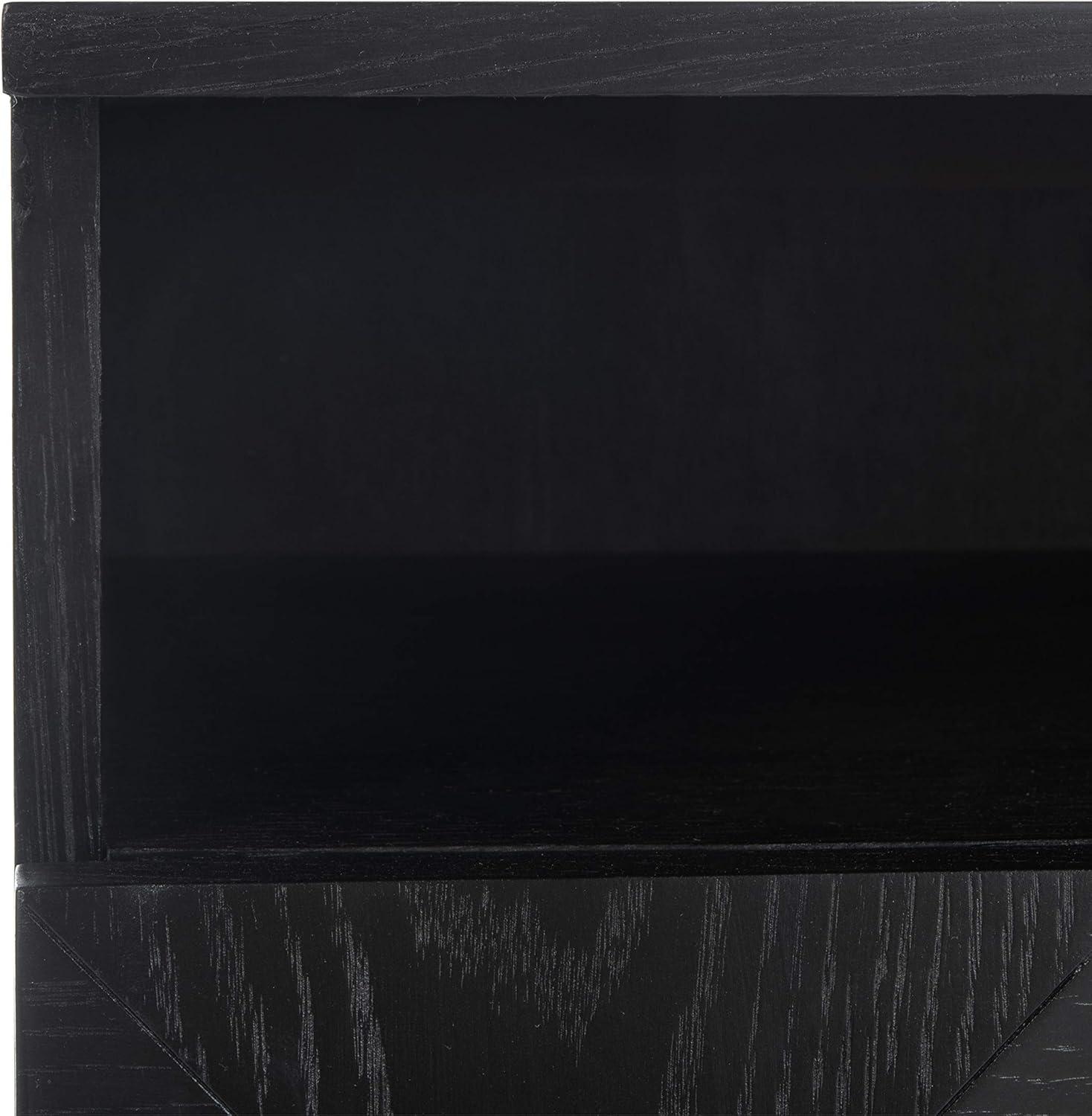 Patty 2 Drawer Nightstand - Black - Safavieh.