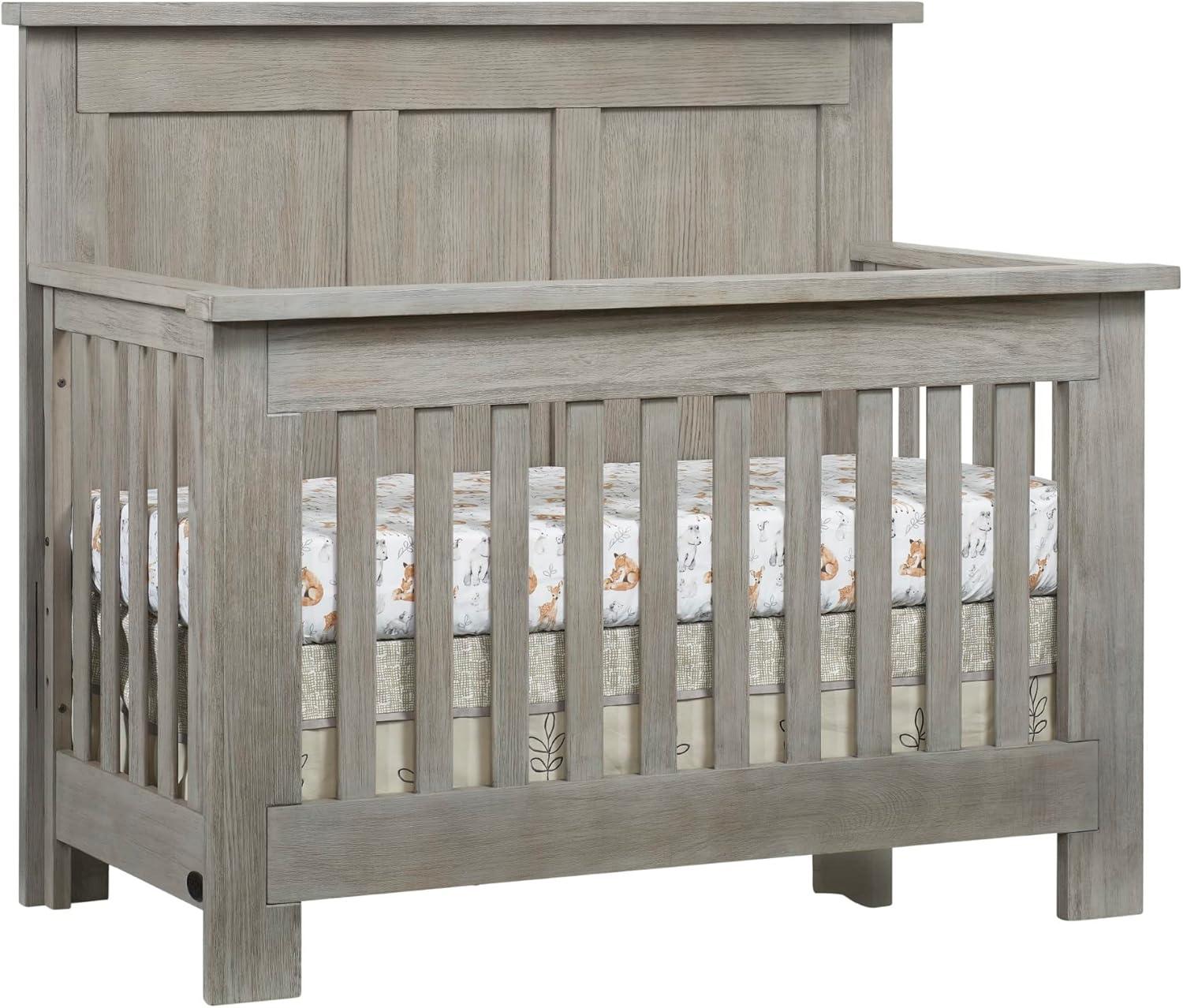 SOHO BABY Hanover 4-in-1 Convertible Crib - Oak Gray