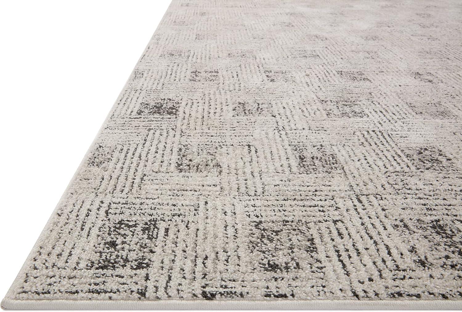 Loloi II Kamala Grey / Graphite 4'-0" x 6'-0" Accent Rug