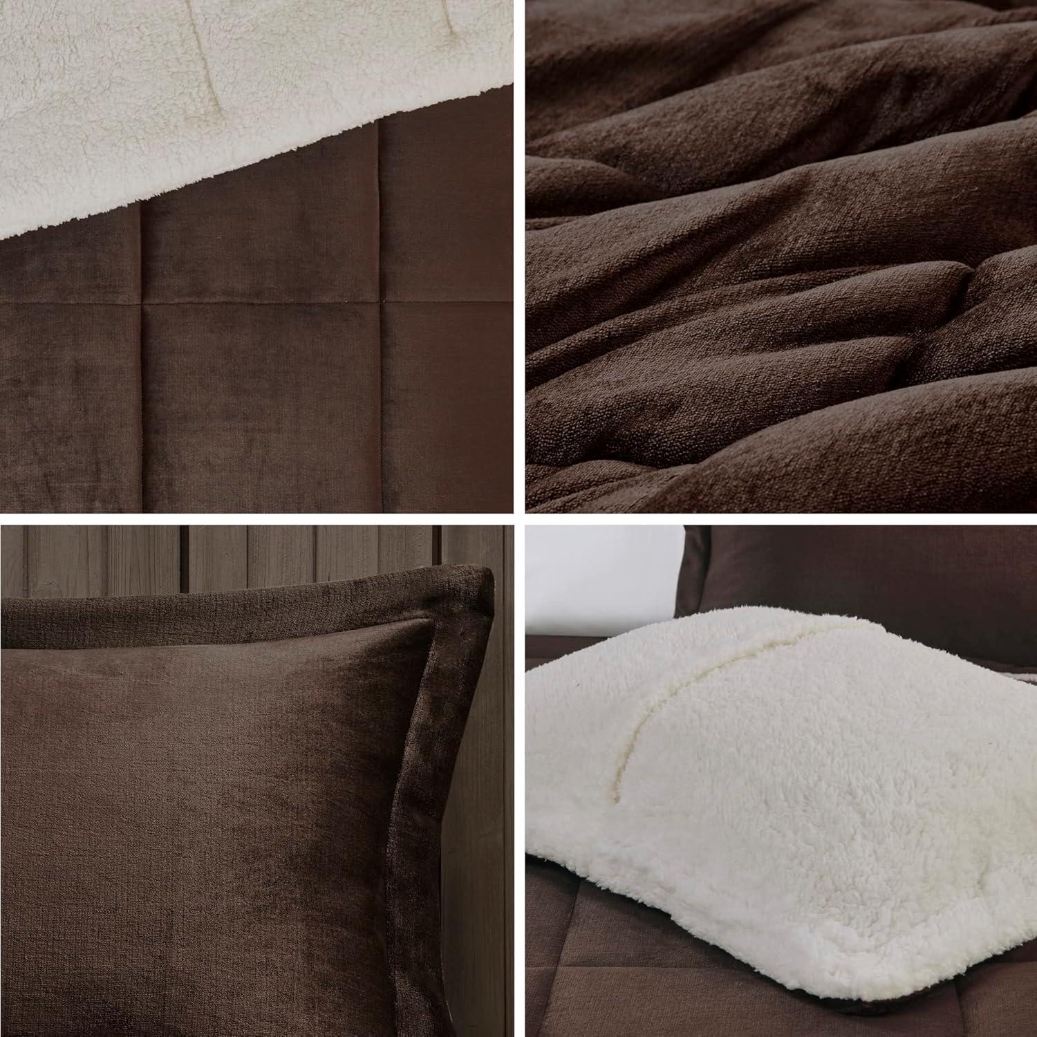 Woolrich Woolrich Alton Plush to Sherpa Down Alternative Comforter Set