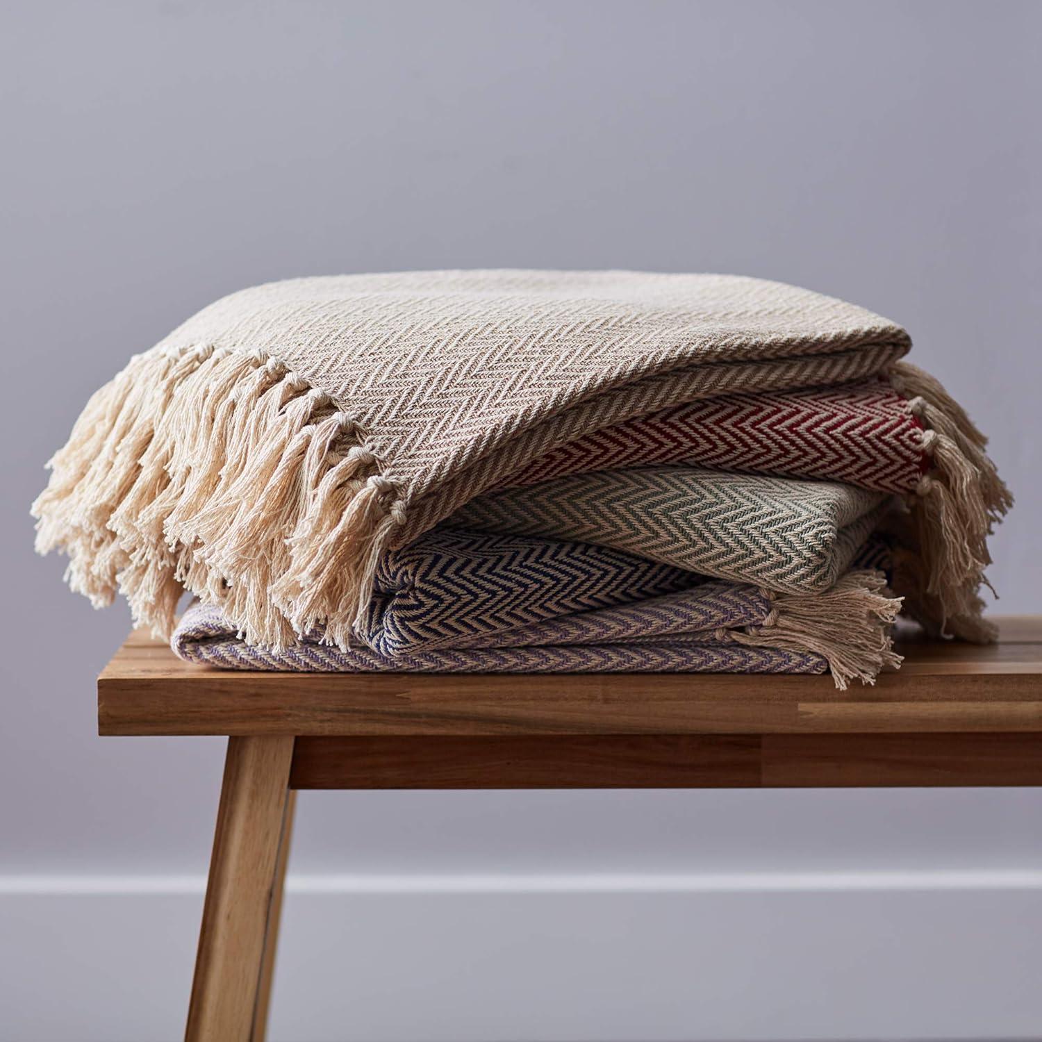 Design Imports Hand Woven Throw Blanket
