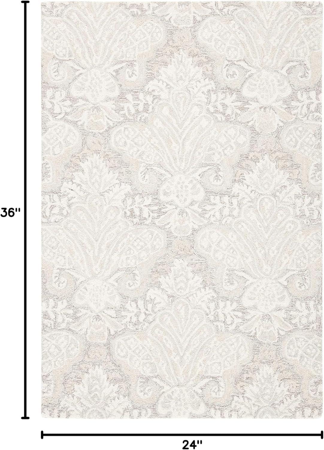 Micro-Loop MLP539 Hand Tufted Area Rug - Beige - 3'x5' - Safavieh.