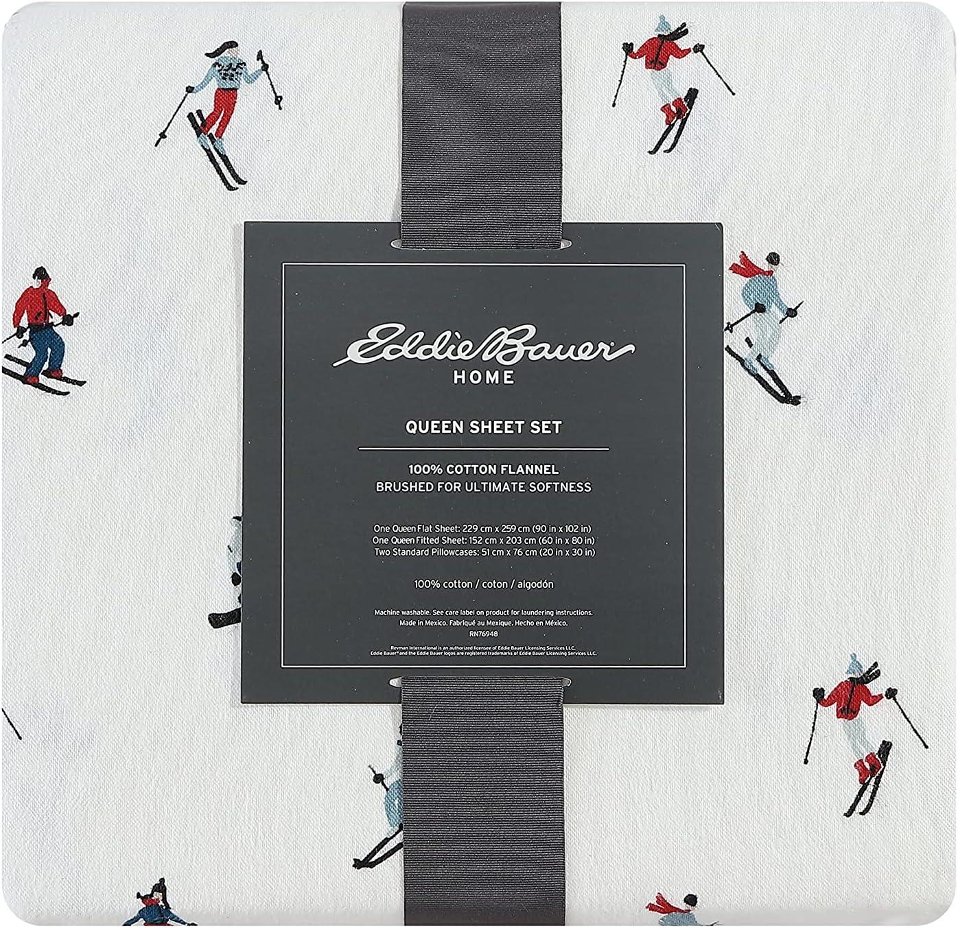 Patterned Flannel Sheet Set - Eddie Bauer