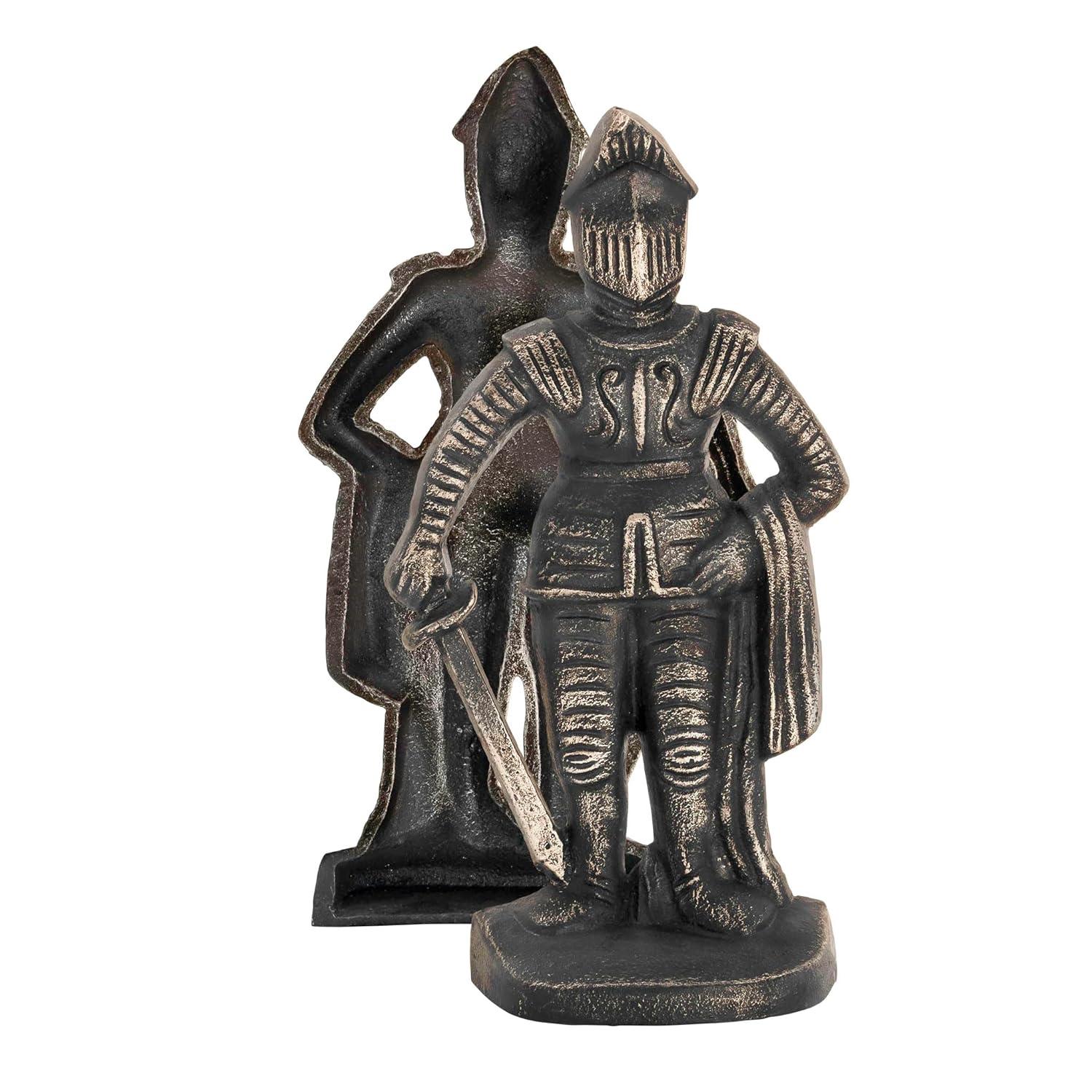 Design Toscano Medieval Knight Iron Bookends