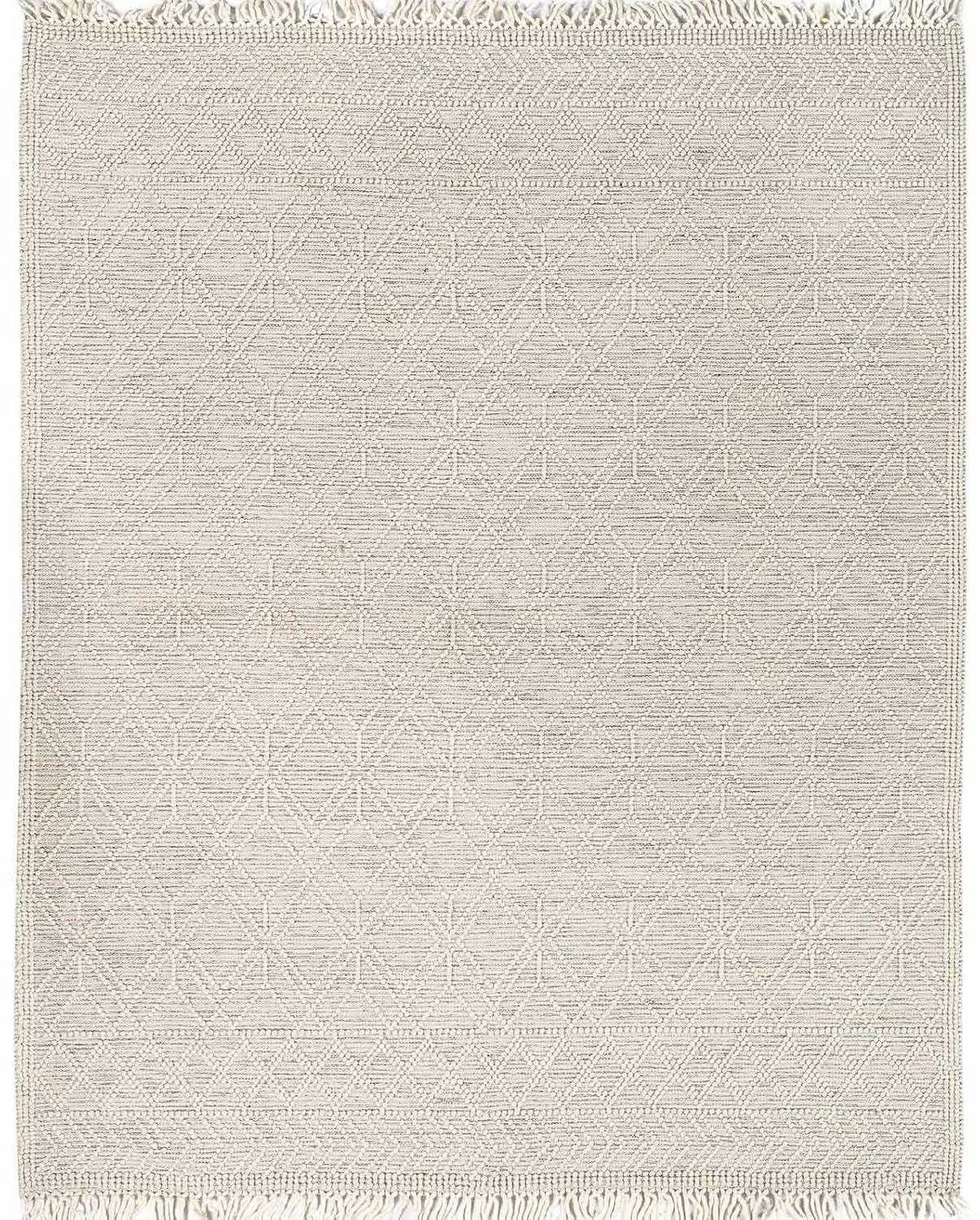 Hauteloom Rectangle Area Rug   Ivory