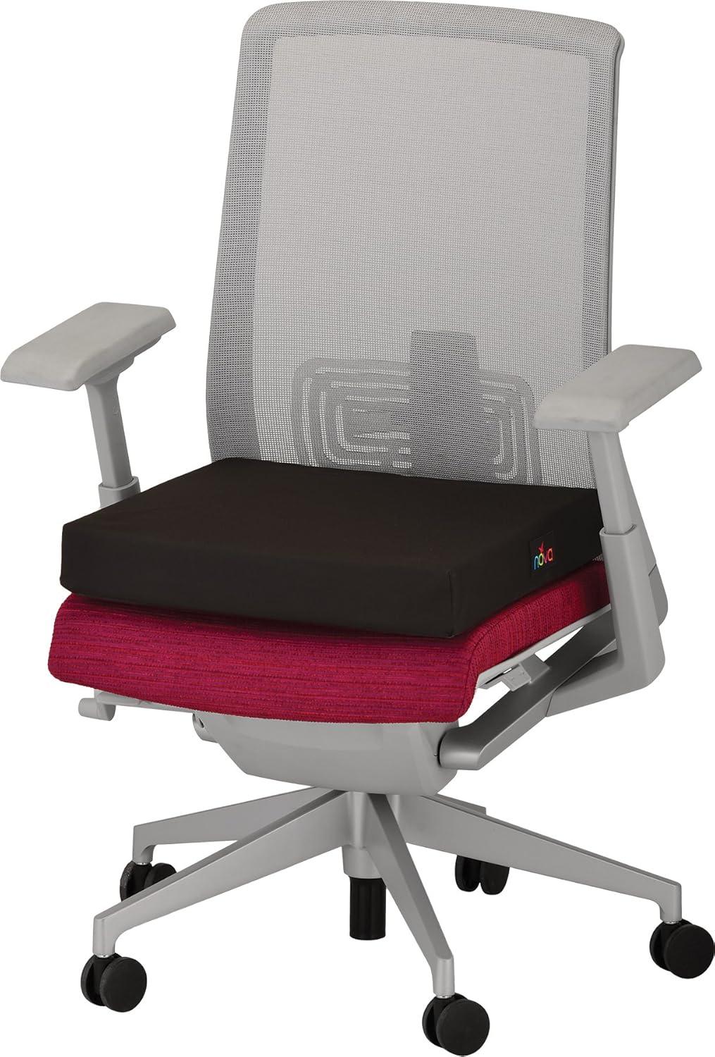 NOVA Gel & Memory Foam Seat & Wheelchair Cushion in 8 Sizes (from 16? x 16? to 18? x 24? Extra Wide), Comfortable & Durable Everyday'seat Cushion with Removable Water Resistant Cover, 2? or 3? Thick