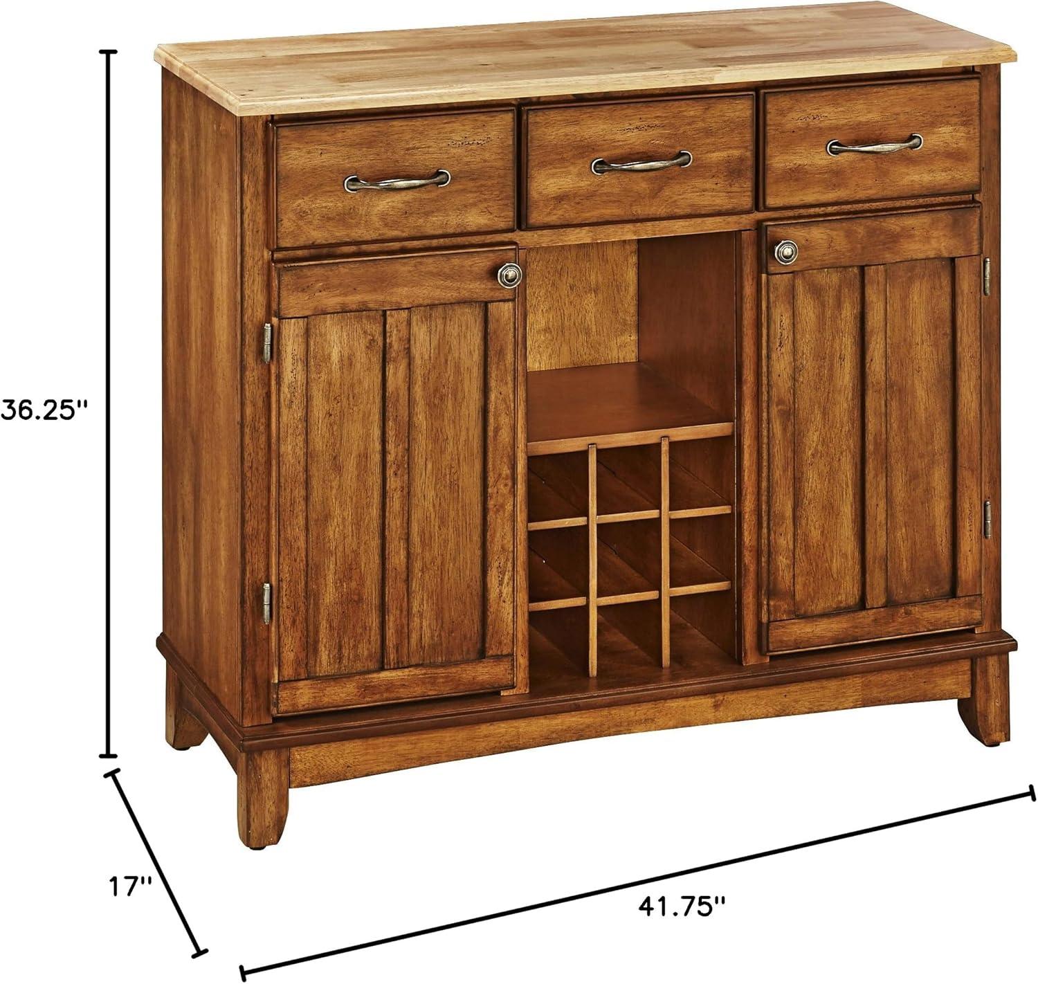 Wood Top Sideboard Buffet Servers - Home Styles