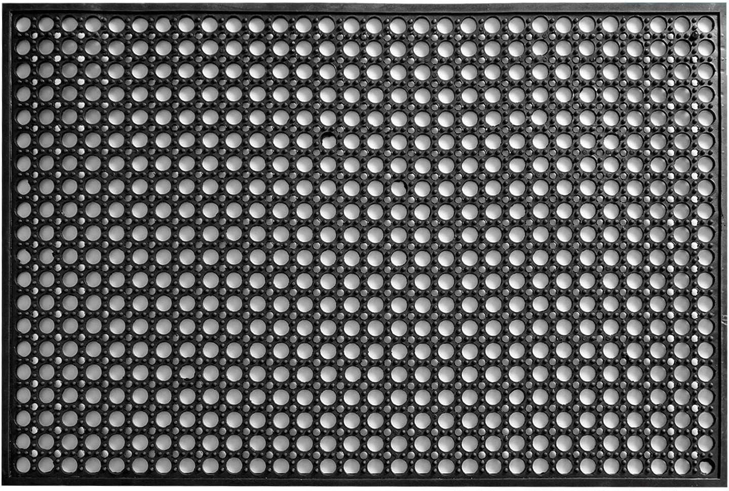 GRIDMANN Anti-Fatigue Restaurant Floor Mat, Non-Slip Rubber Drainage Mat