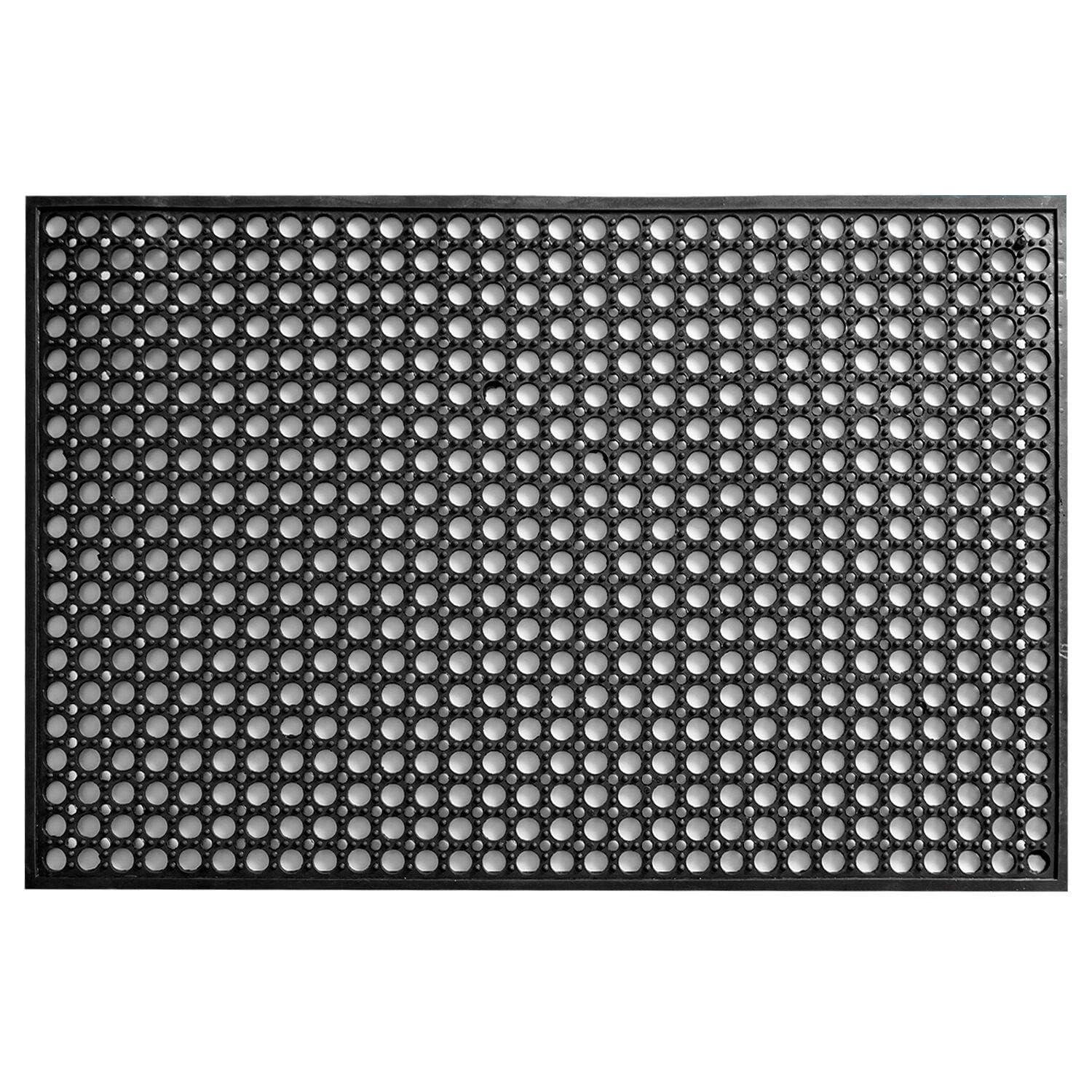 GRIDMANN Anti-Fatigue Restaurant Floor Mat, Non-Slip Rubber Drainage Mat