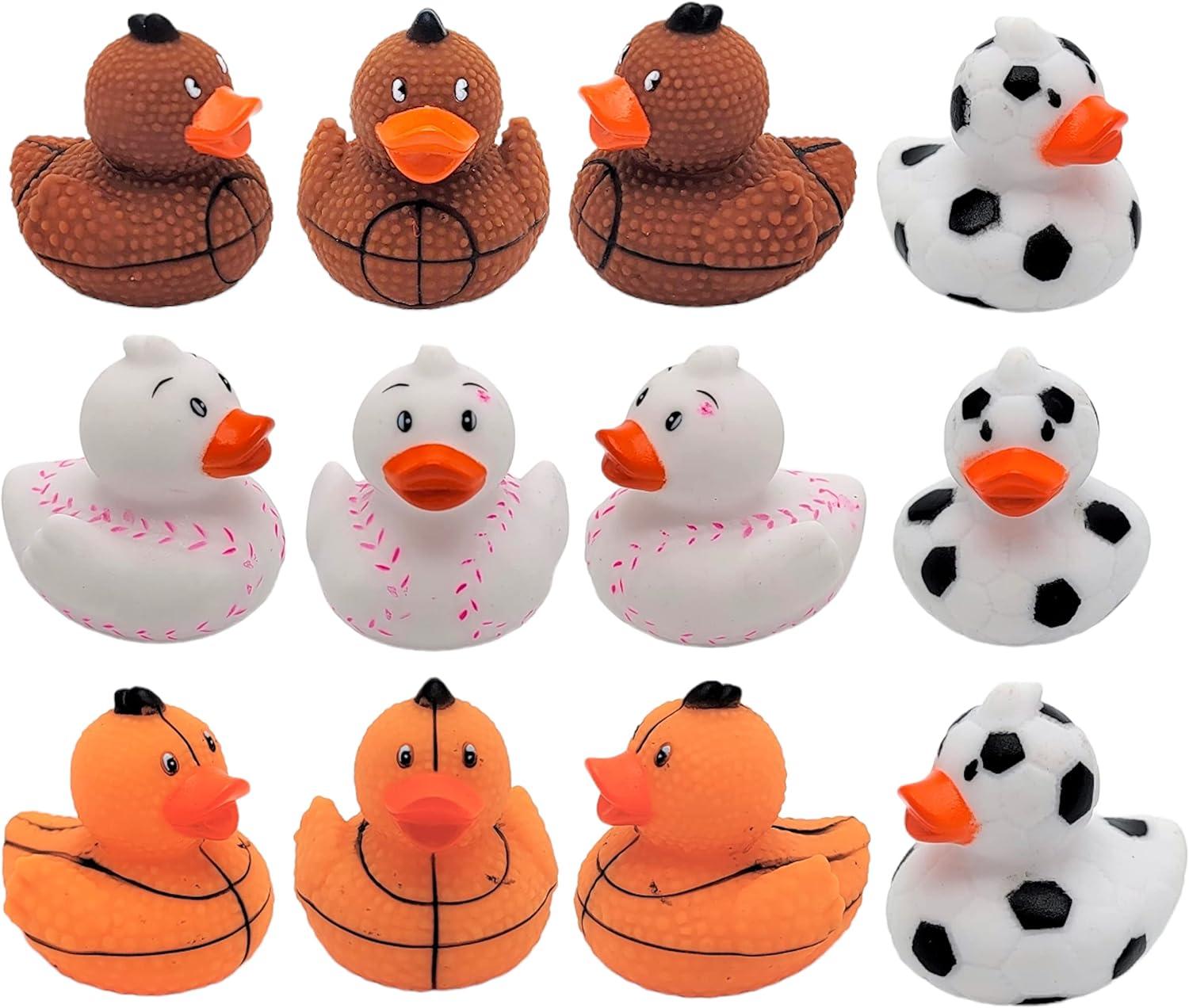 Sports Ducks - Pack of 12