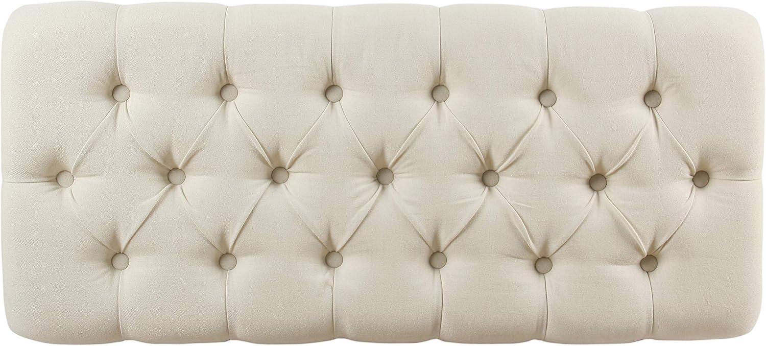 Ainsley Button Tufted Storage Bench - HomePop